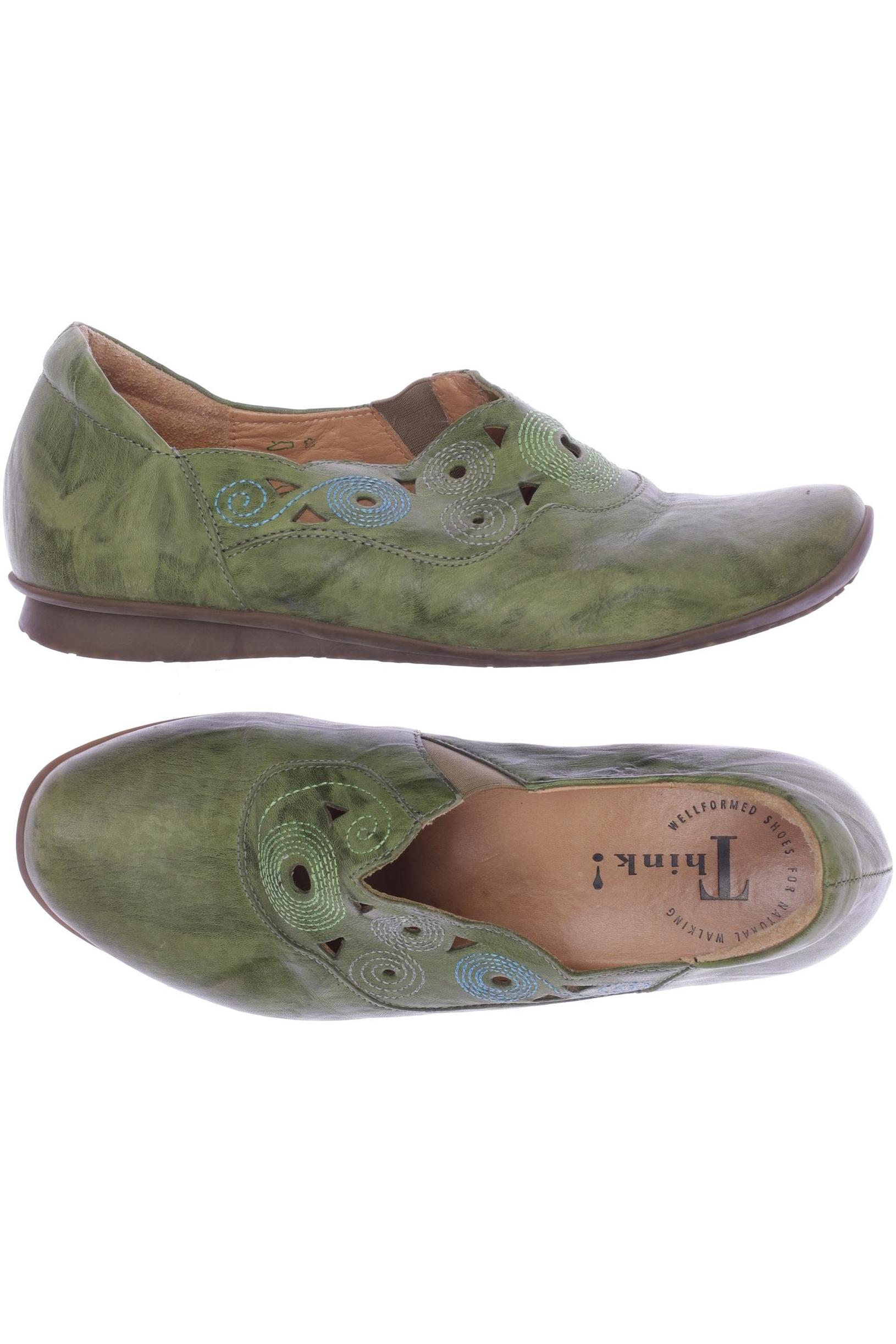 

Think! Damen Halbschuh, grün, Gr. 8