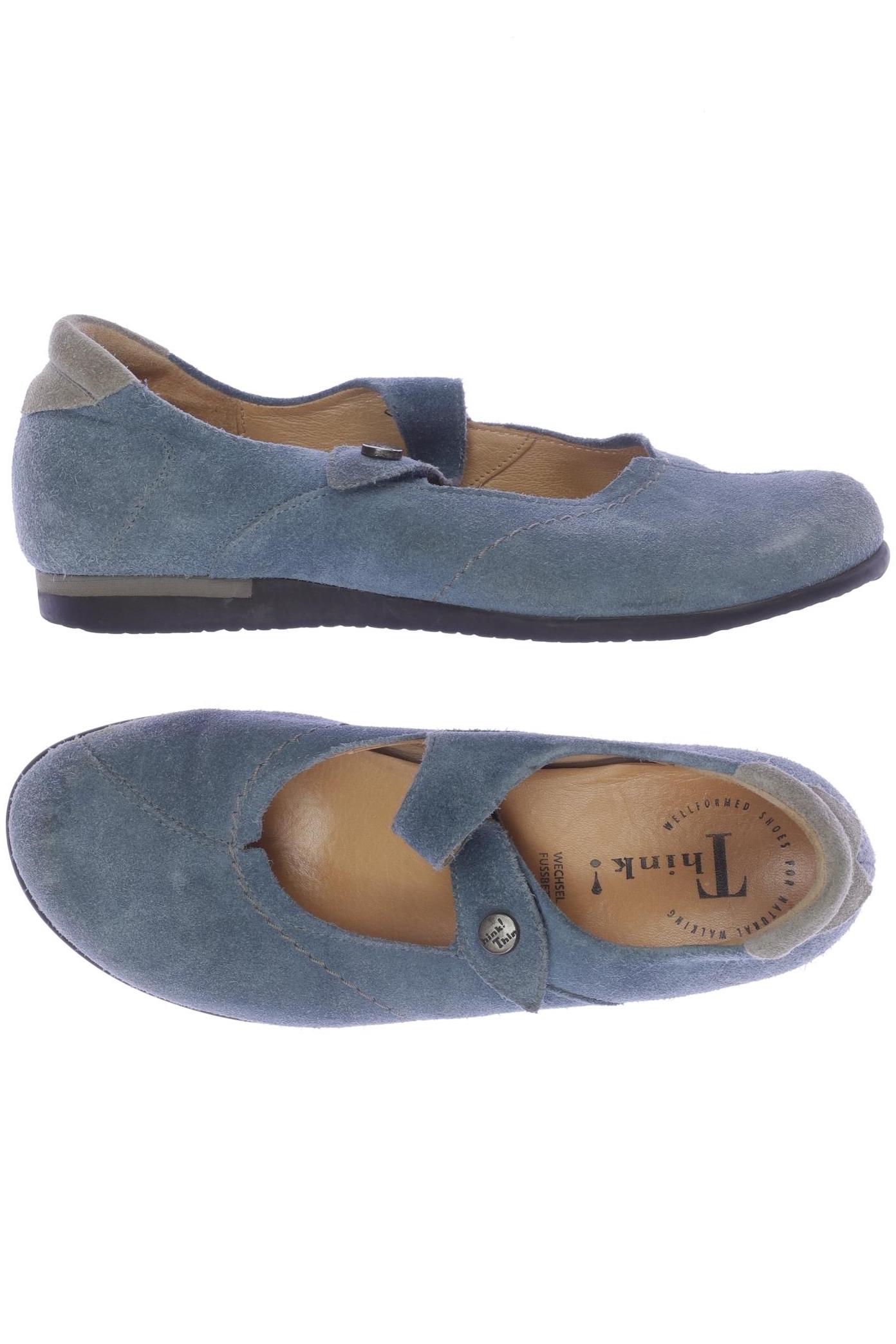 

Think! Damen Halbschuh, blau, Gr. 37.5