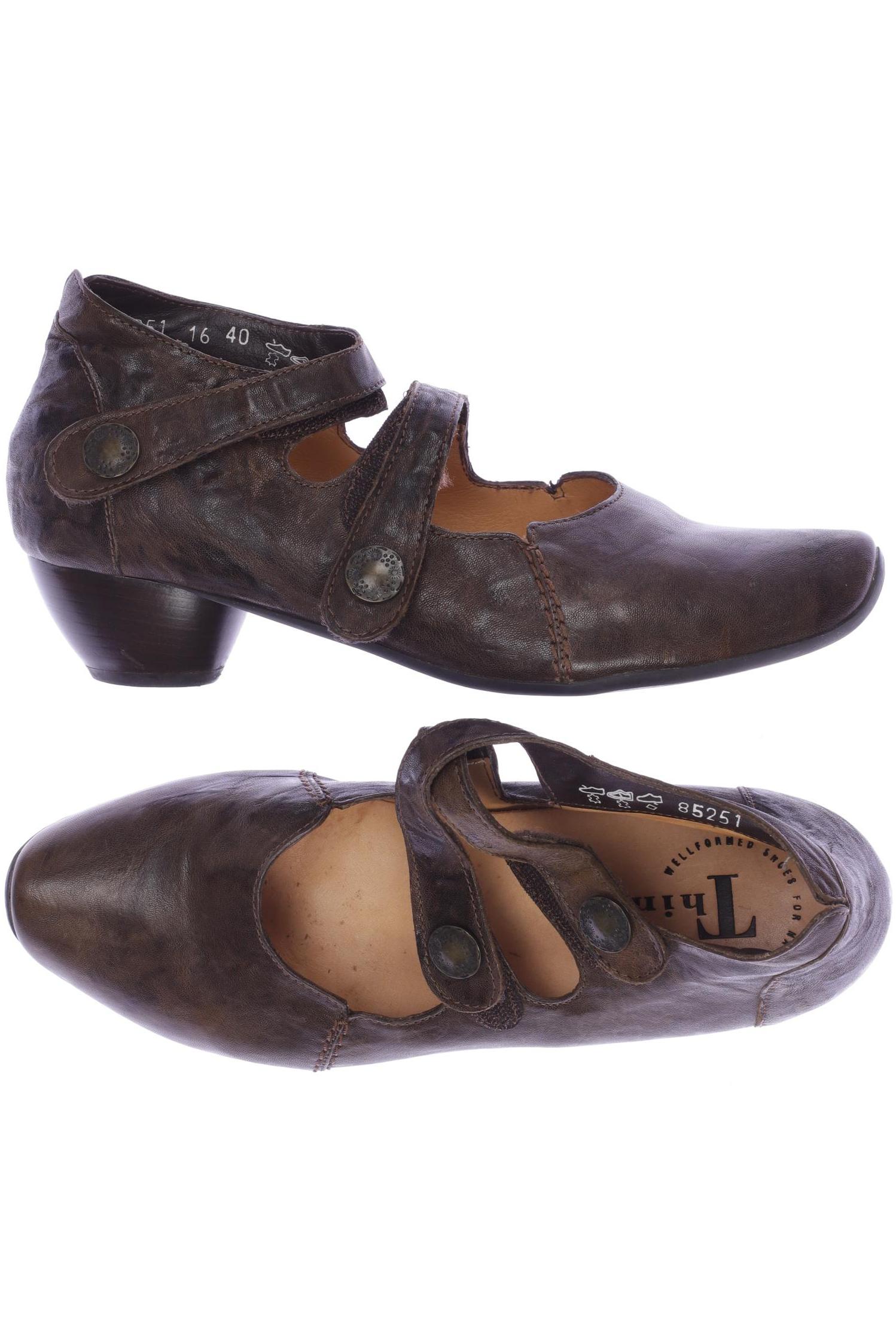 

Think! Damen Halbschuh, braun, Gr. 40