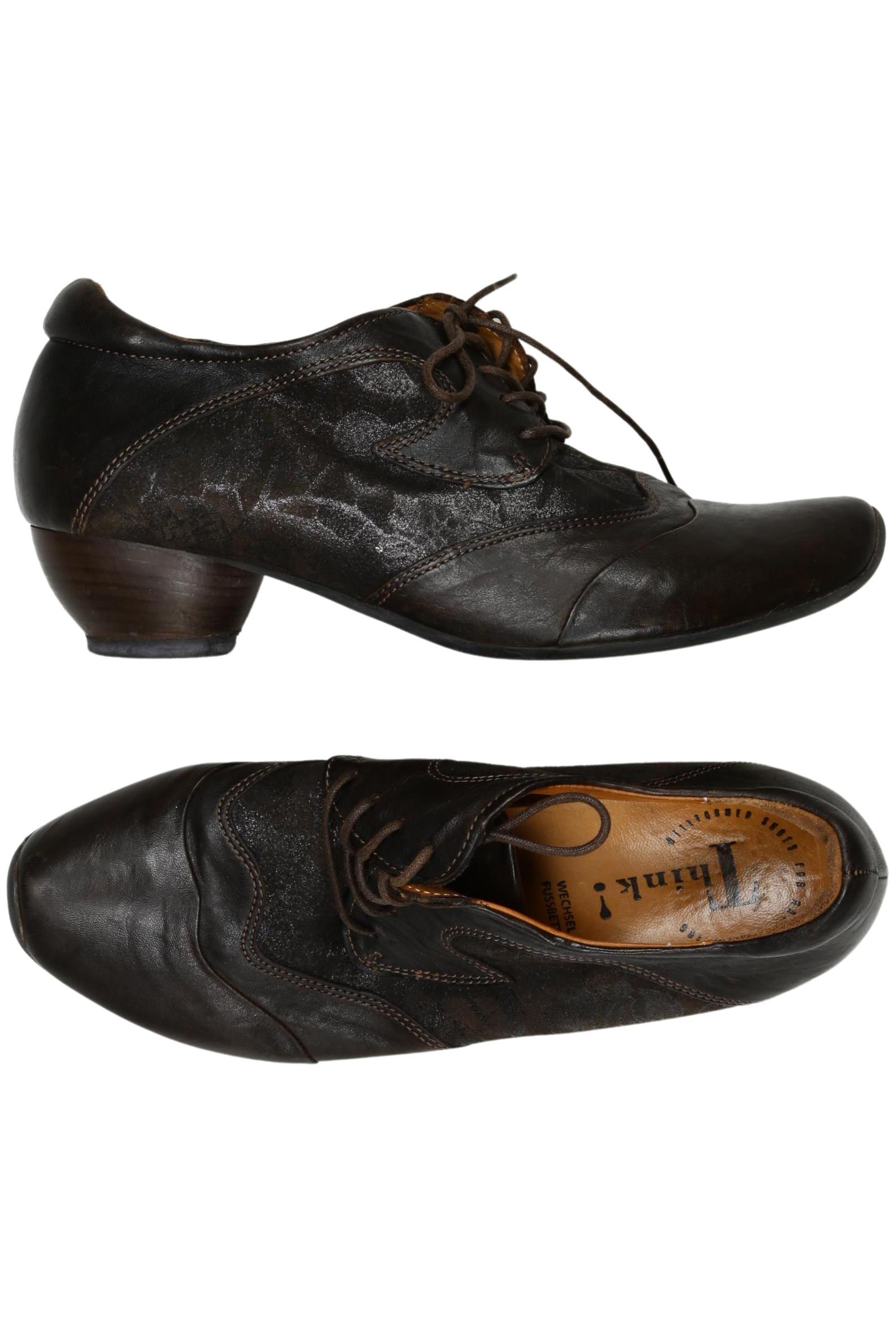 

Think! Damen Halbschuh, braun, Gr. 38.5