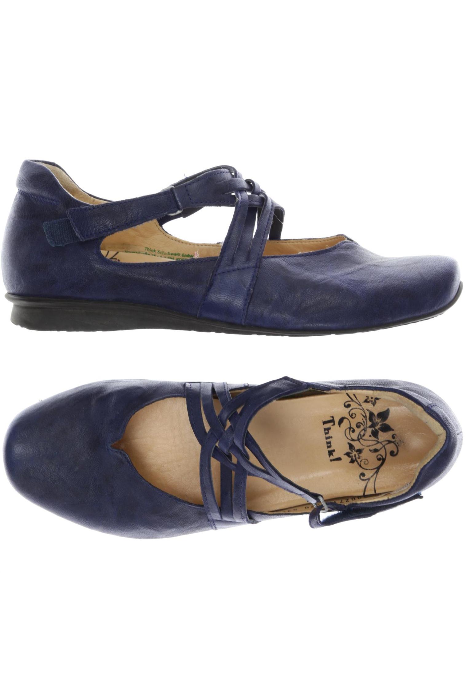 

Think! Damen Halbschuh, marineblau, Gr. 39.5