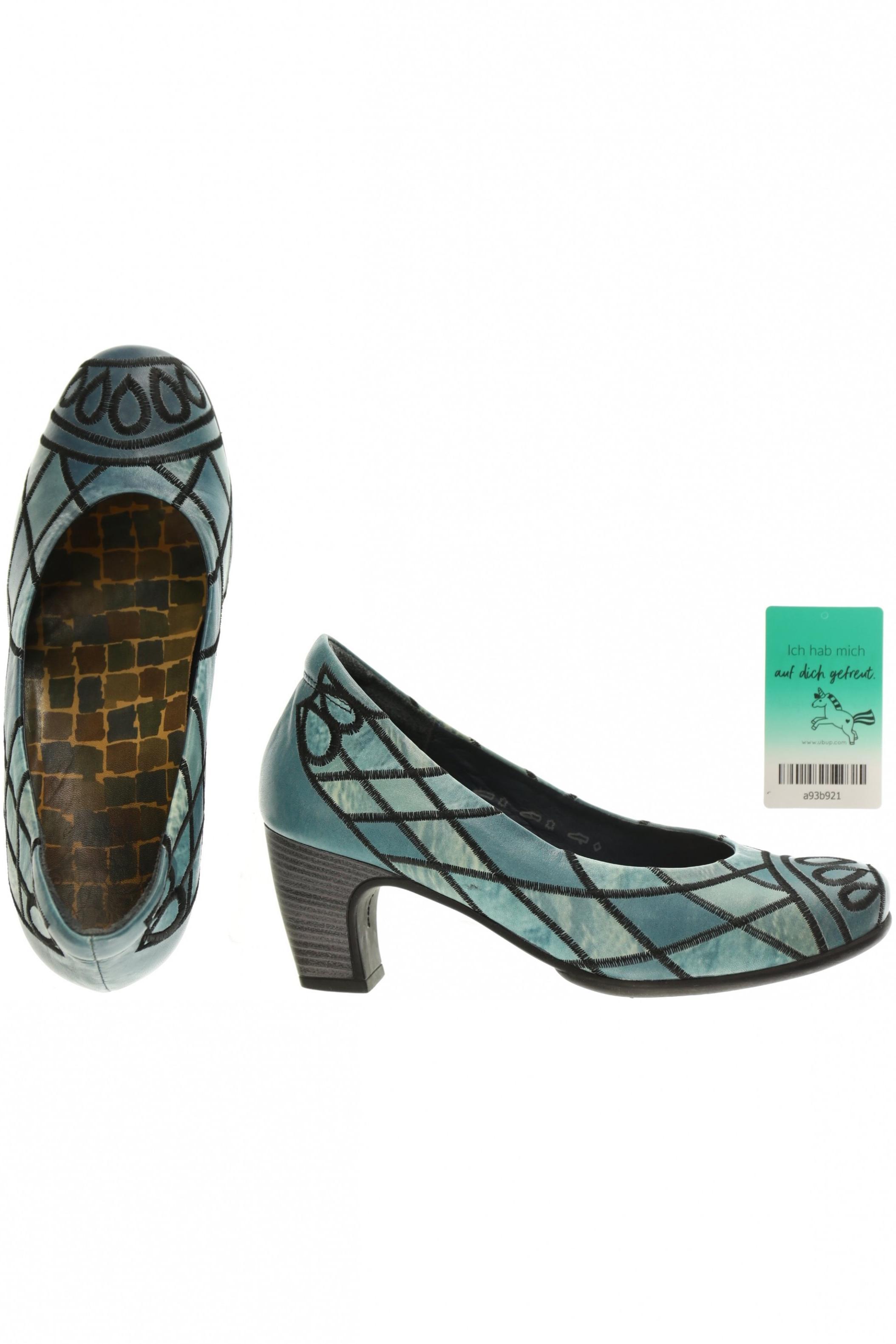 Thumbnail - Think! Damen Pumps, blau, Gr. 38.5