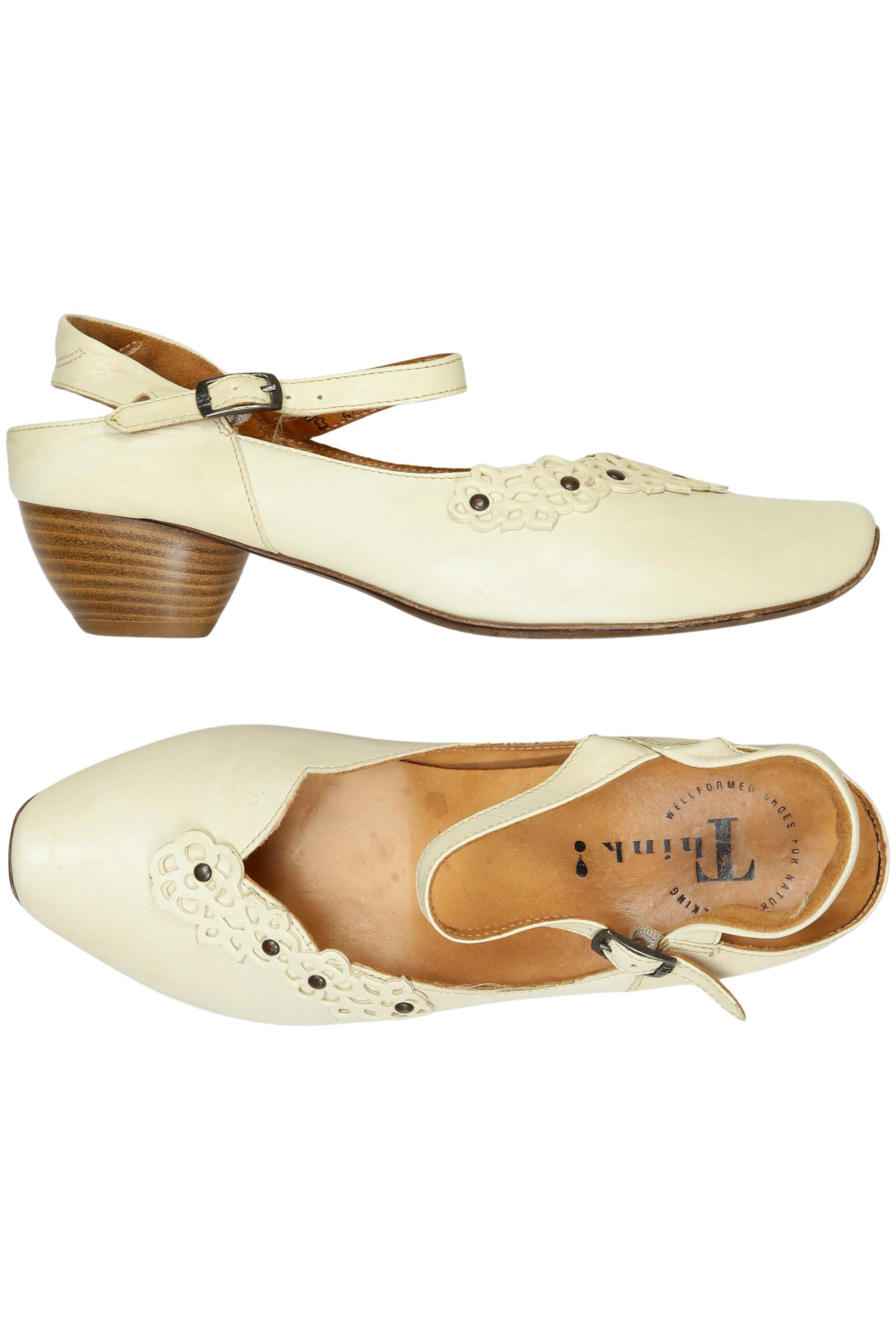 

Think! Damen Pumps, cremeweiß, Gr. 40