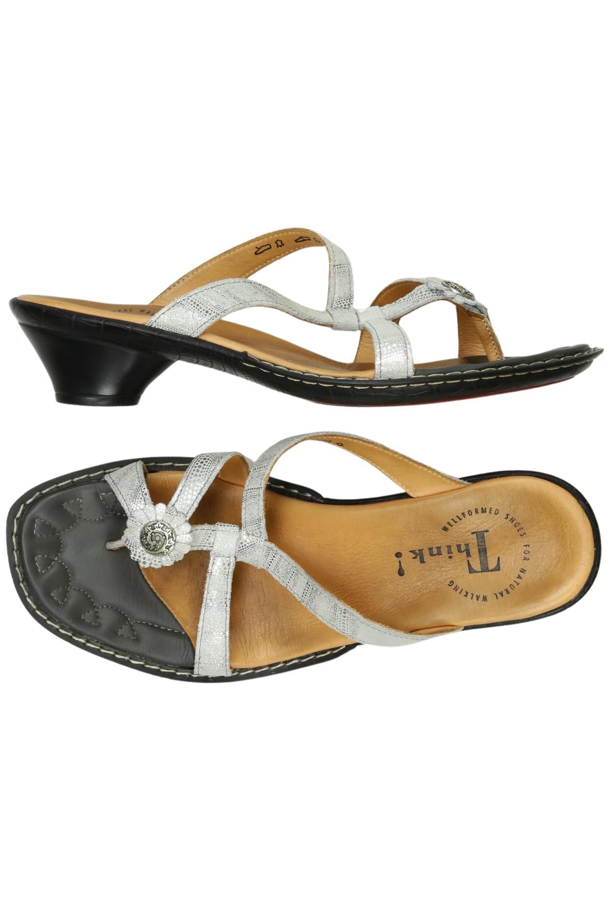 

Think! Damen Sandale, silber, Gr. 39