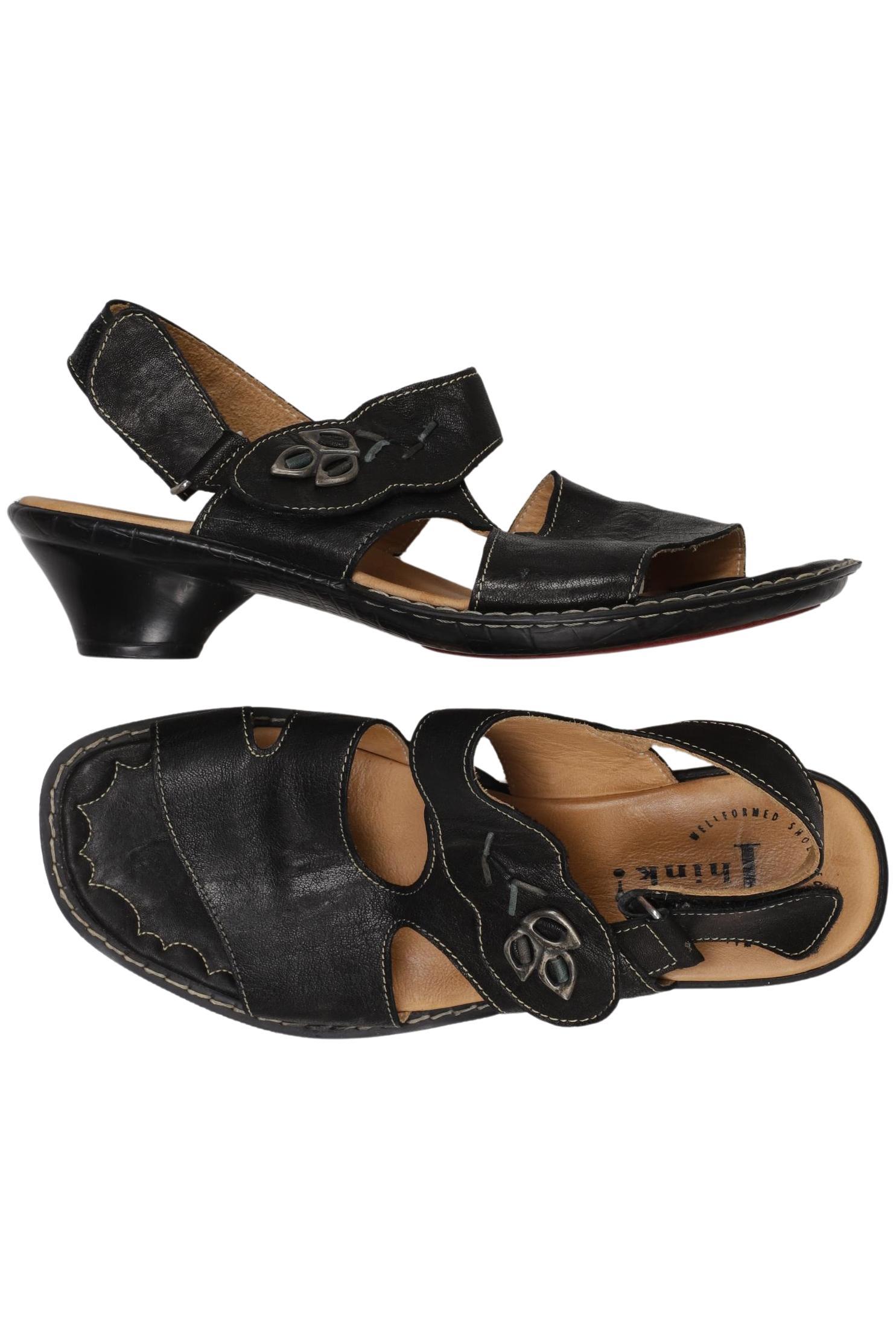 

Think! Damen Sandale, schwarz, Gr. 38