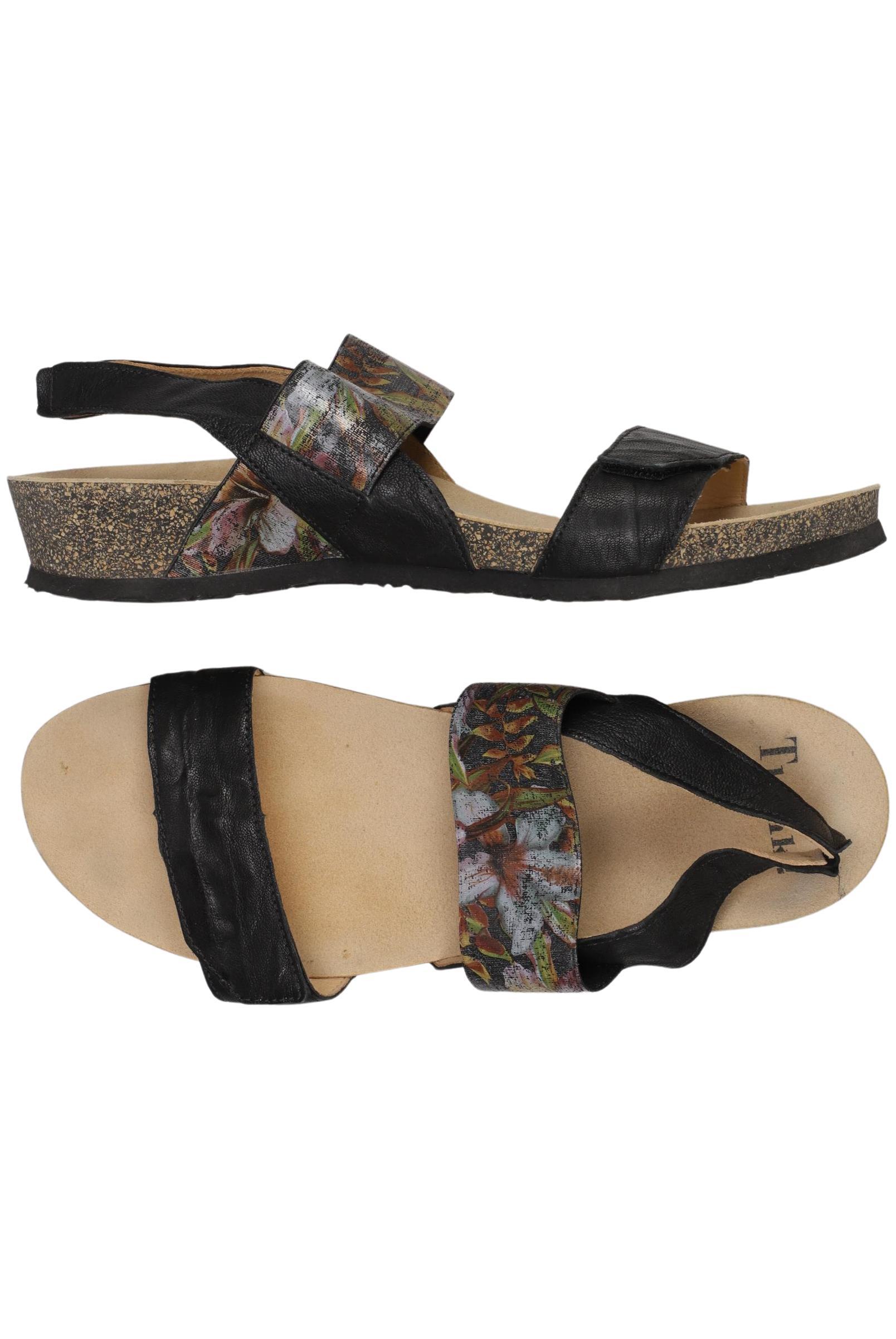 

Think! Damen Sandale, schwarz, Gr. 40