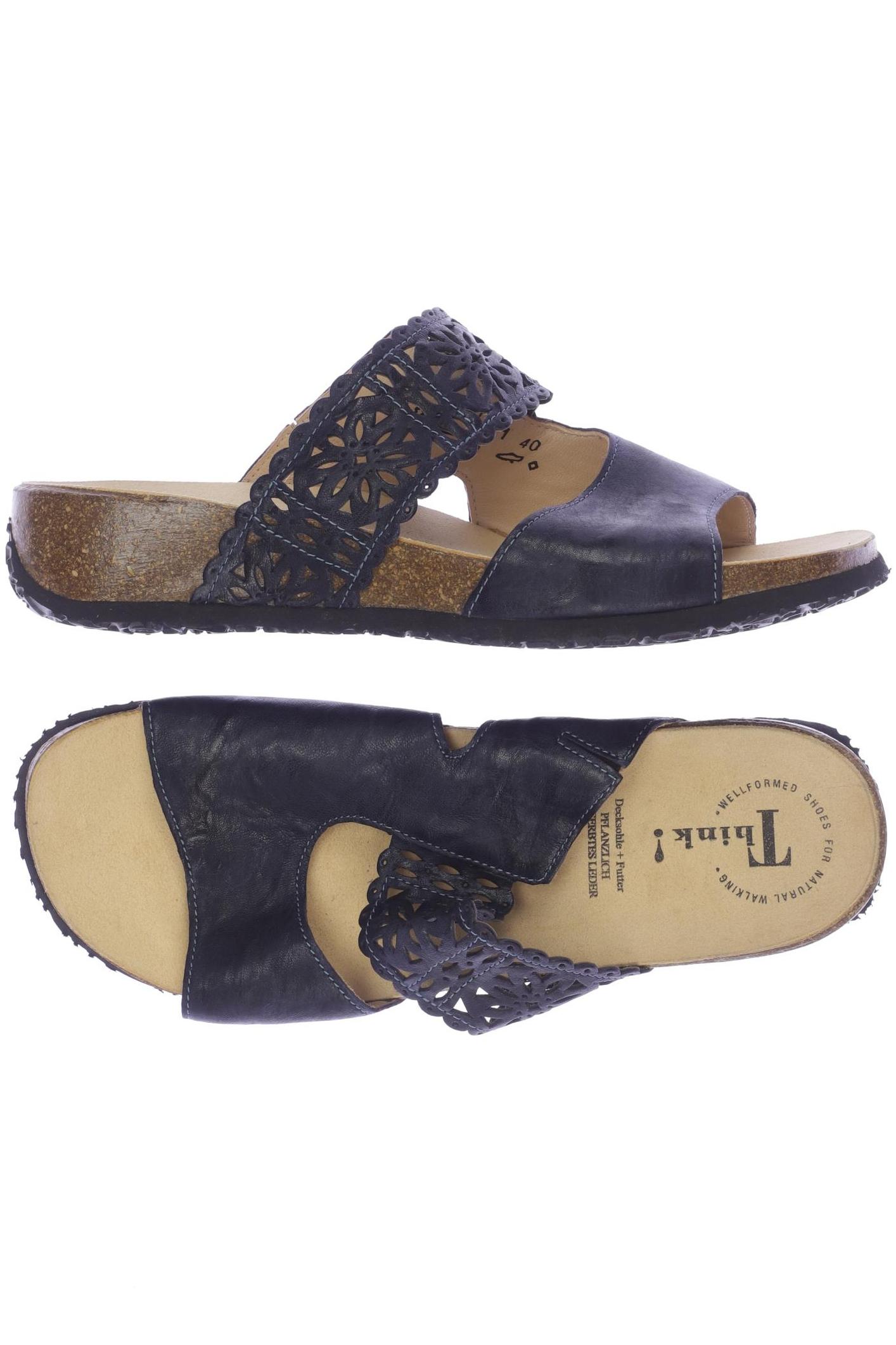 

Think! Damen Sandale, marineblau, Gr. 40