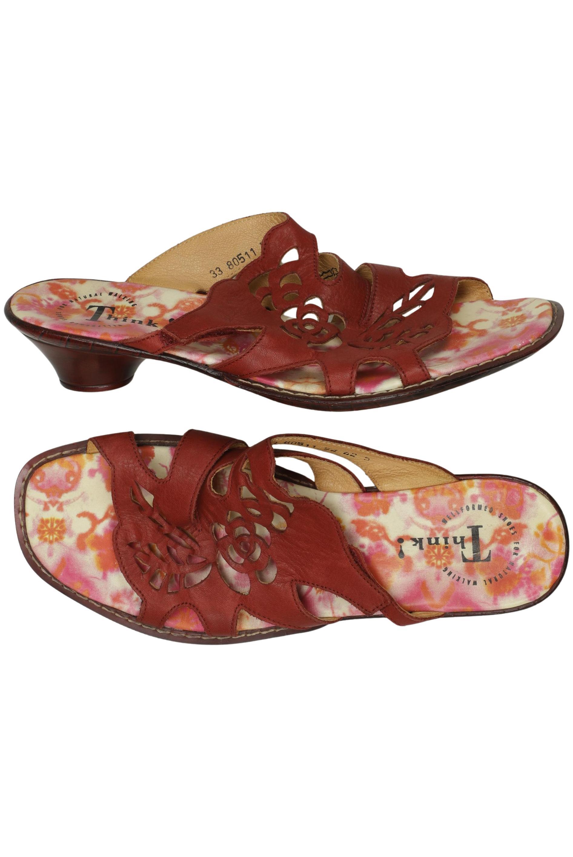 

Think! Damen Sandale, rot, Gr. 42