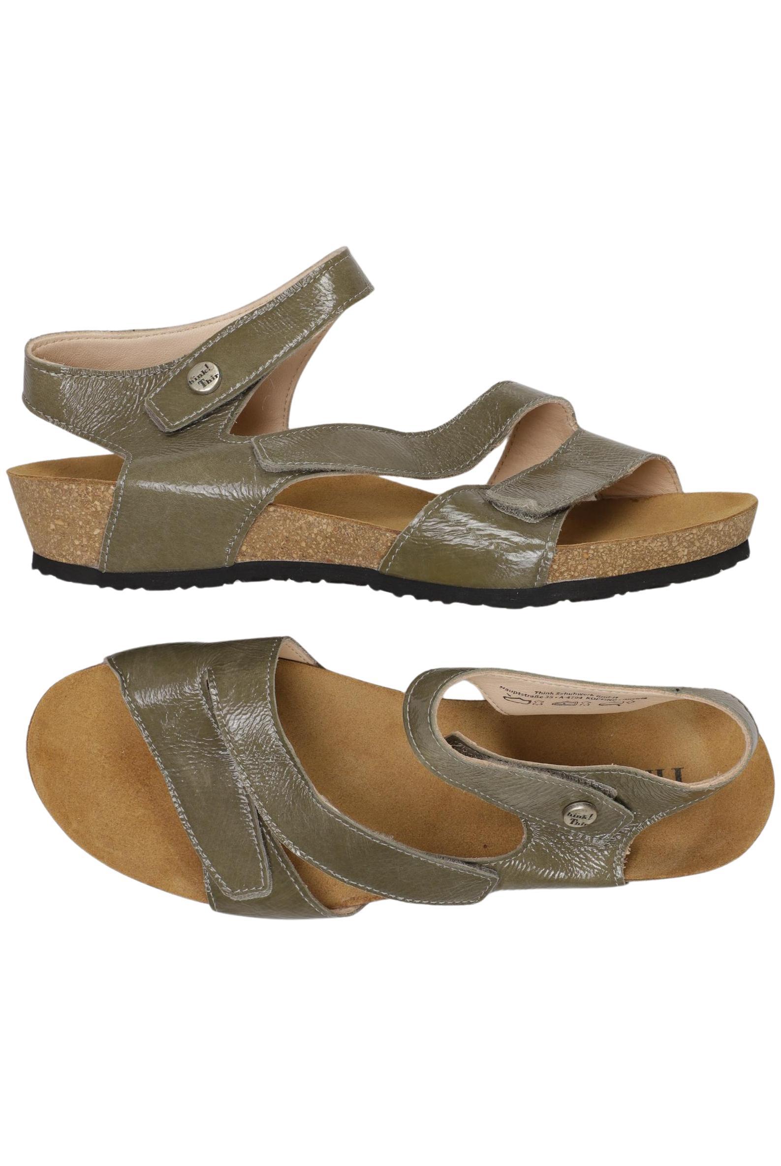 

Think! Damen Sandale, grün, Gr. 40