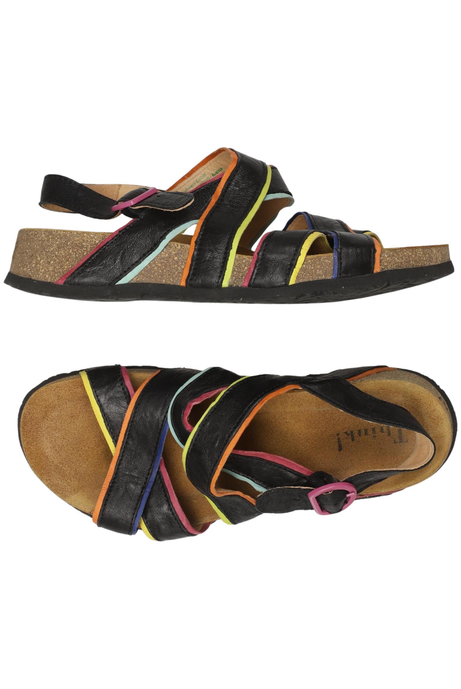 

Think! Damen Sandale, schwarz, Gr. 39