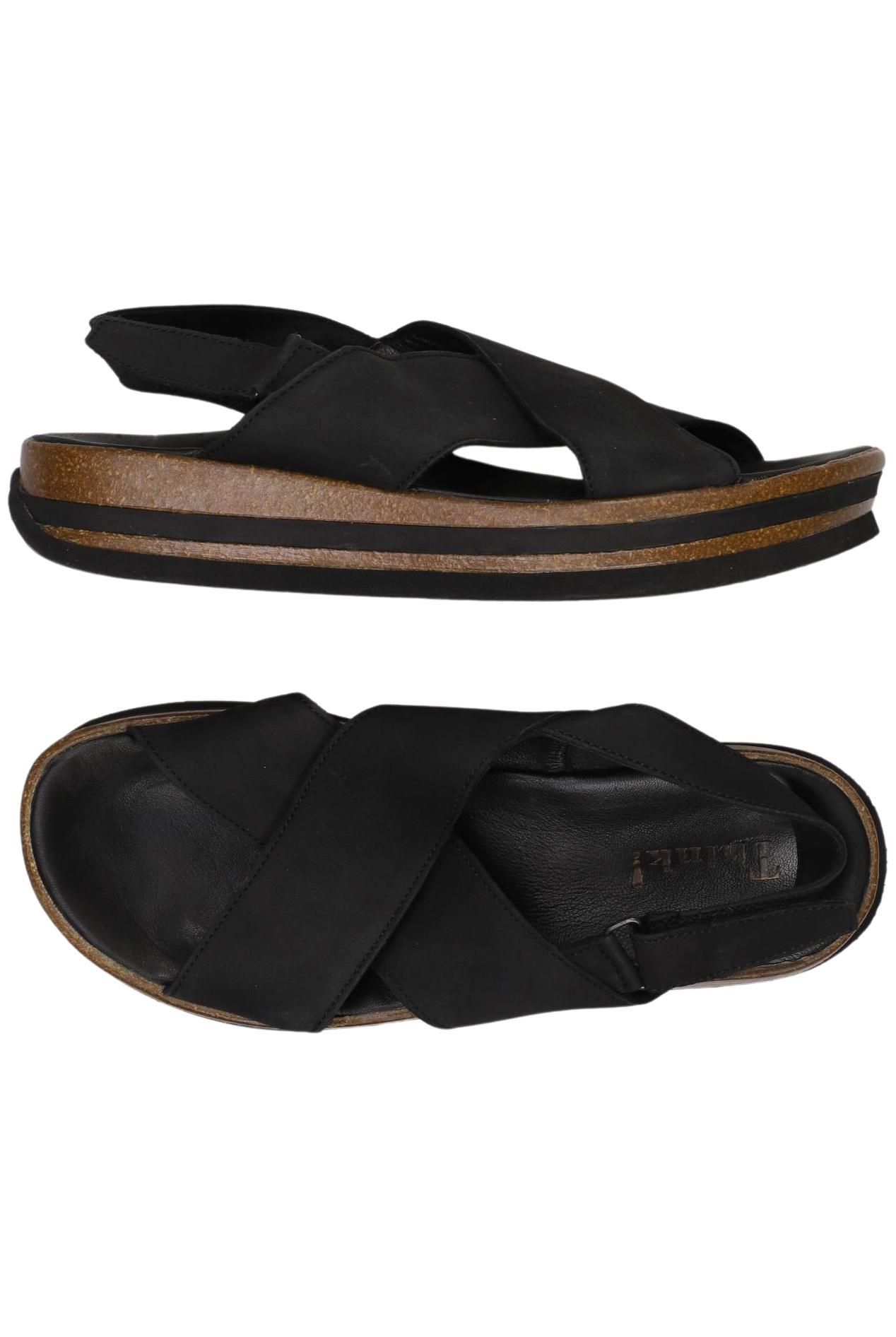 

Think! Damen Sandale, schwarz, Gr. 37