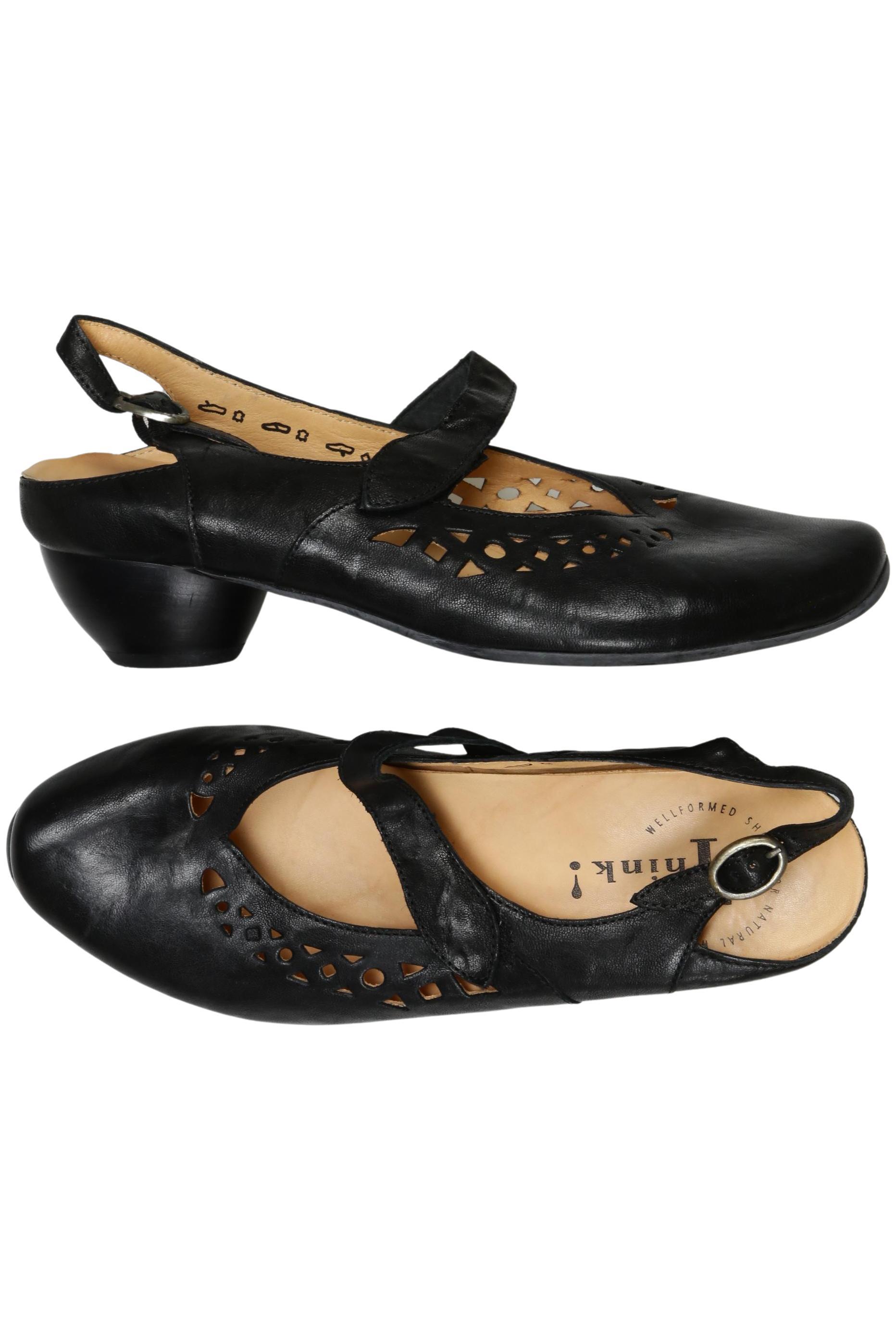 

Think! Damen Sandale, schwarz, Gr. 38