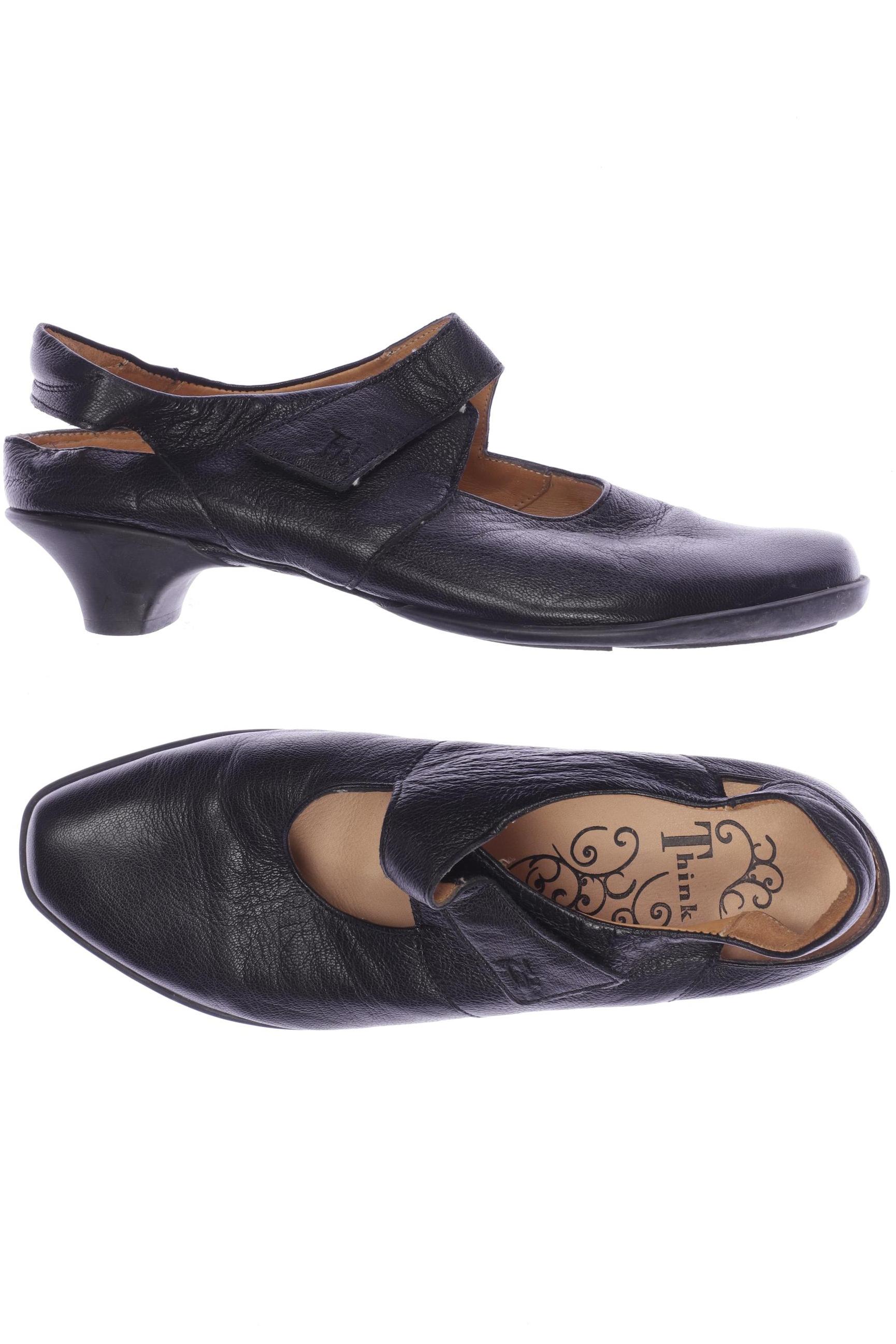 

Think! Damen Sandale, schwarz, Gr. 39.5