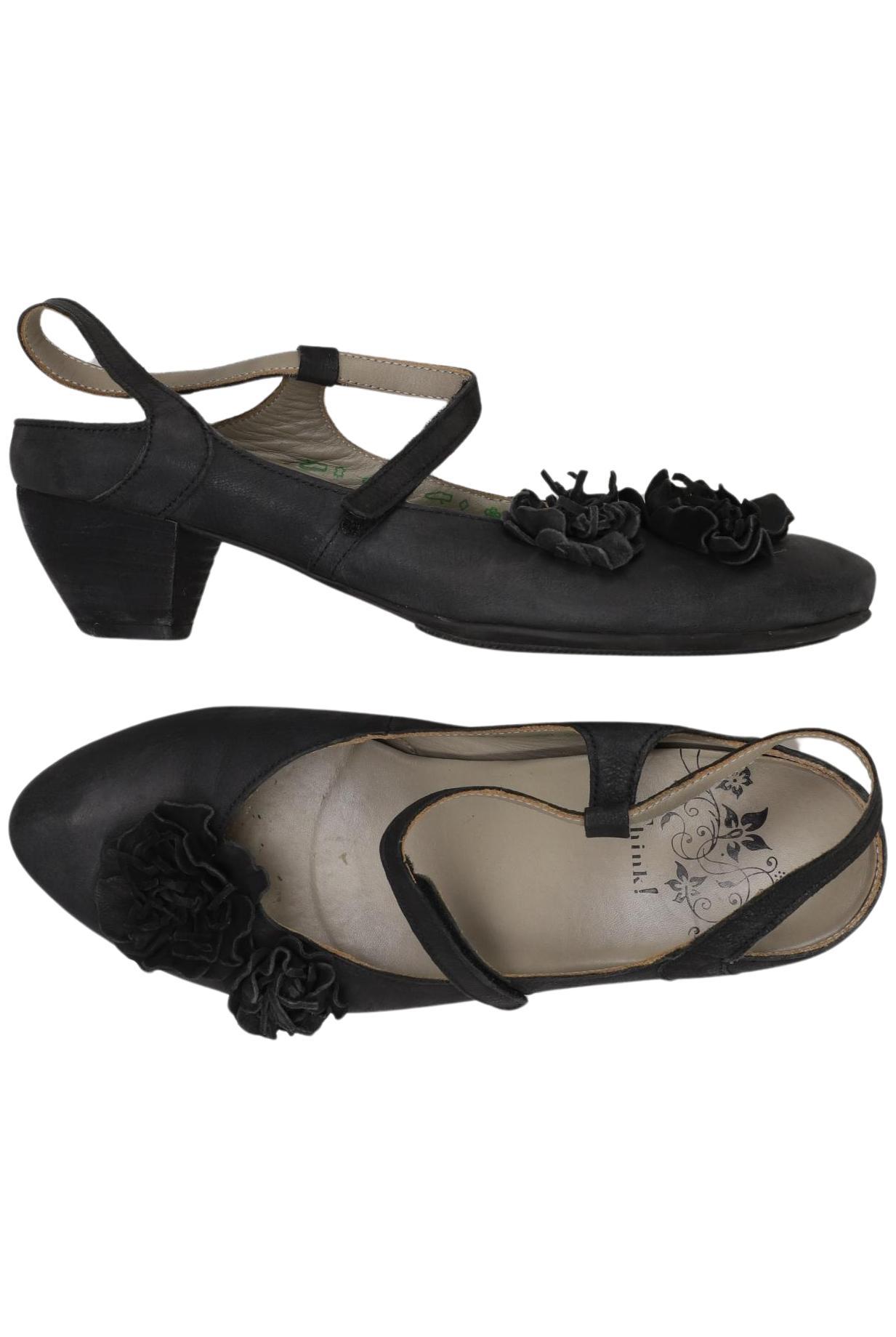 

Think! Damen Sandale, schwarz, Gr. 39