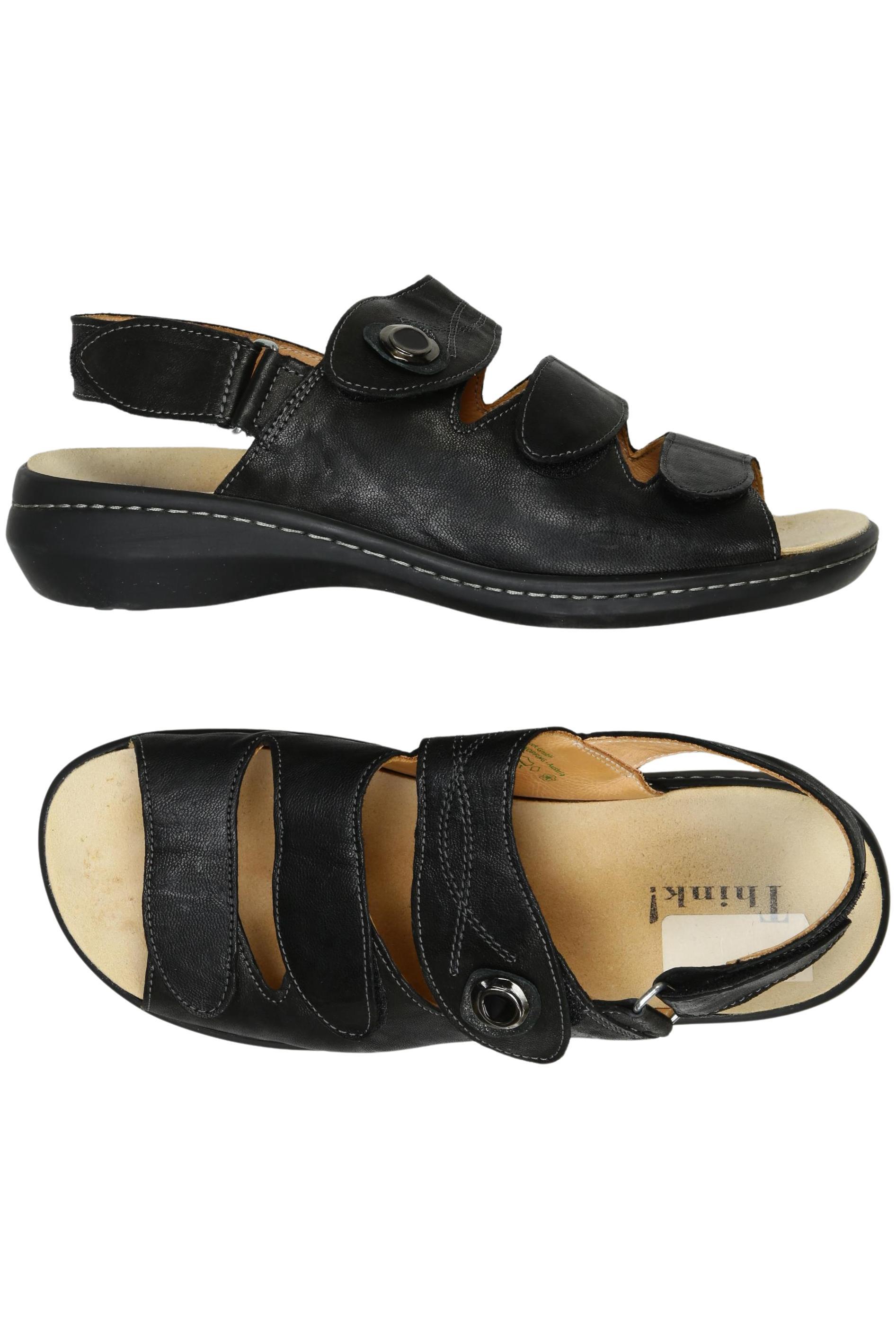 

Think! Damen Sandale, schwarz, Gr. 40