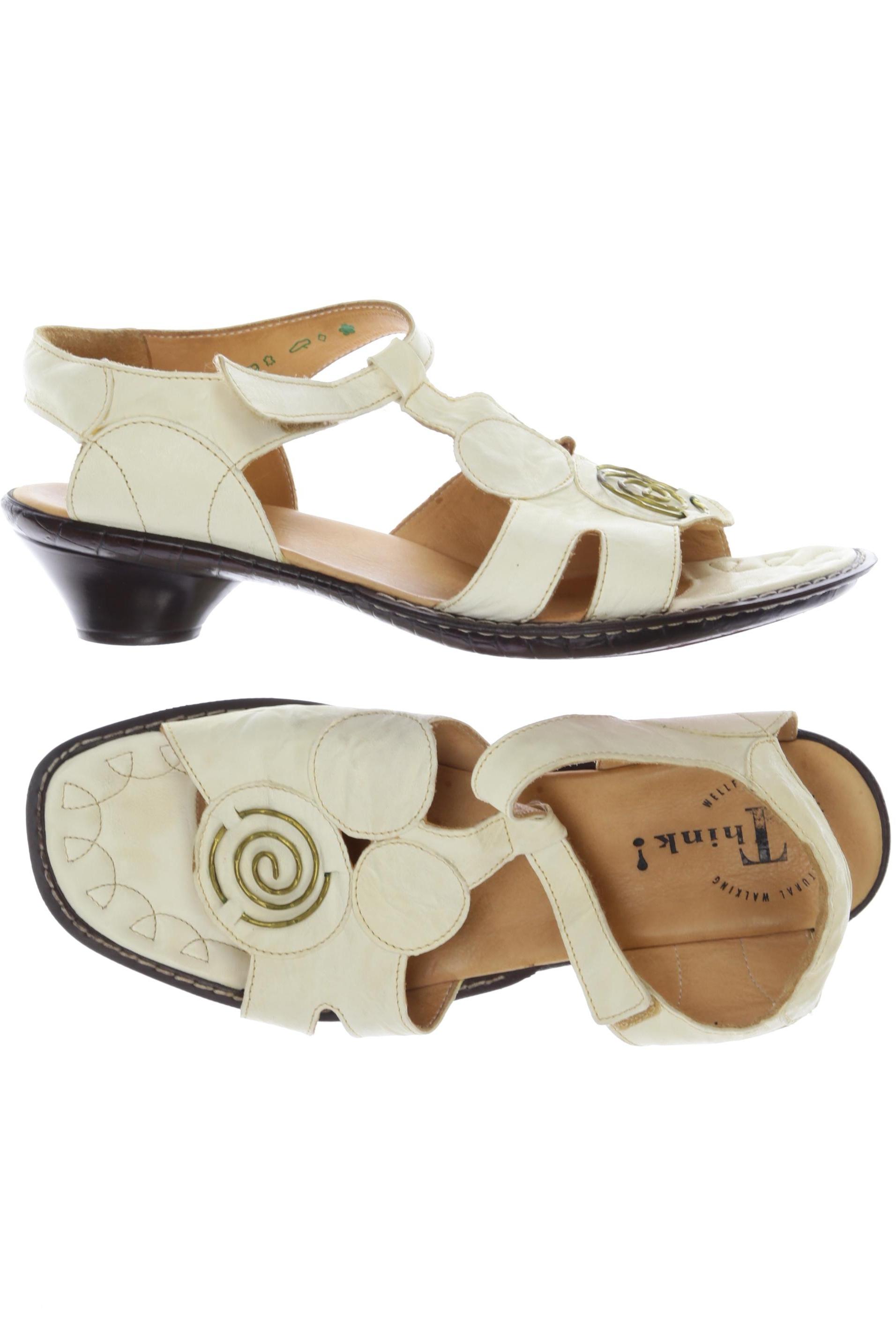 

Think! Damen Sandale, cremeweiß, Gr. 41