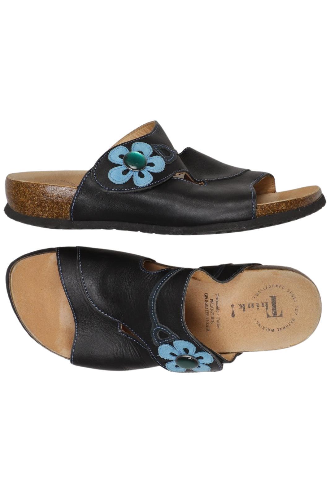 

Think! Damen Sandale, schwarz, Gr. 38