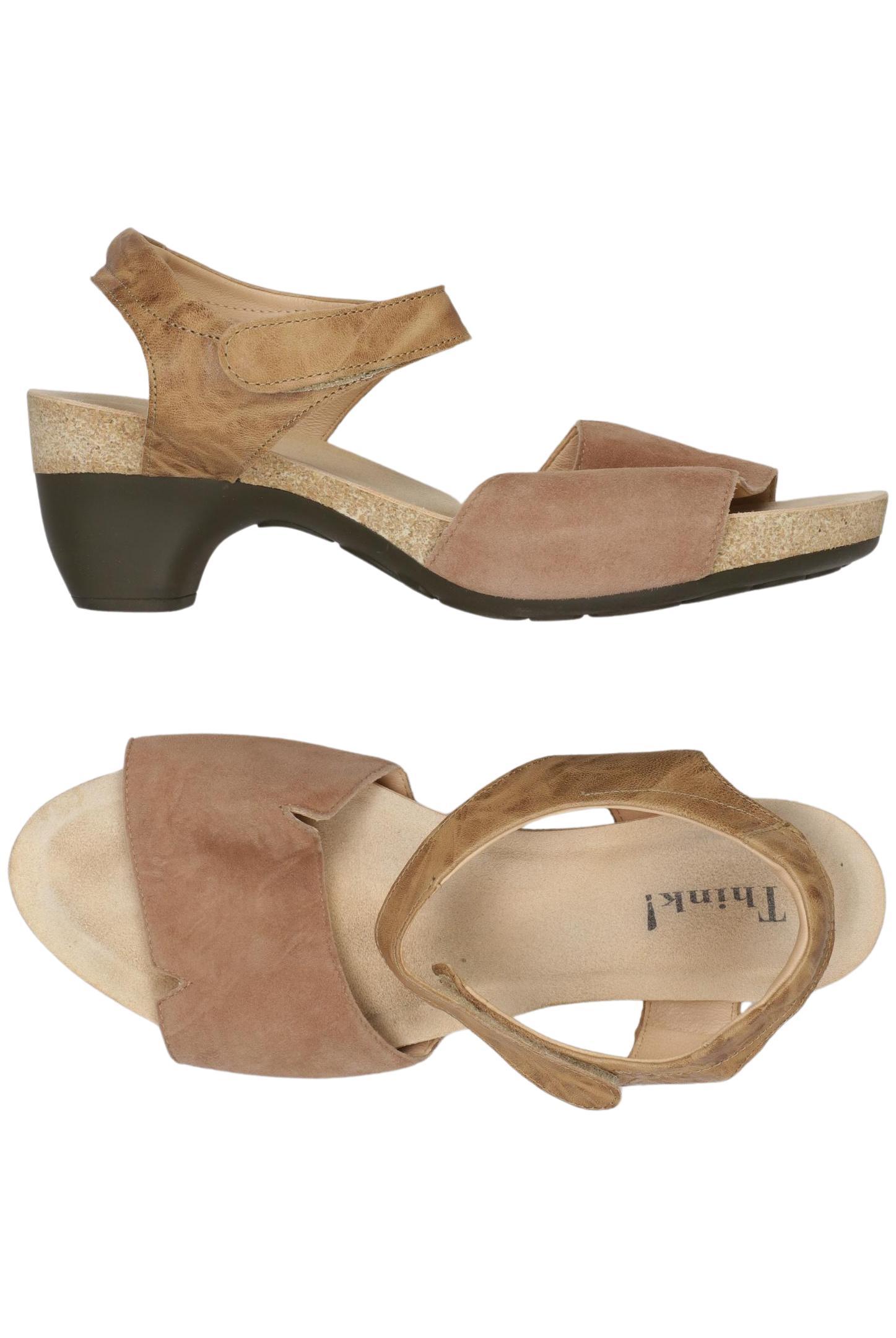 

Think! Damen Sandale, beige, Gr. 43