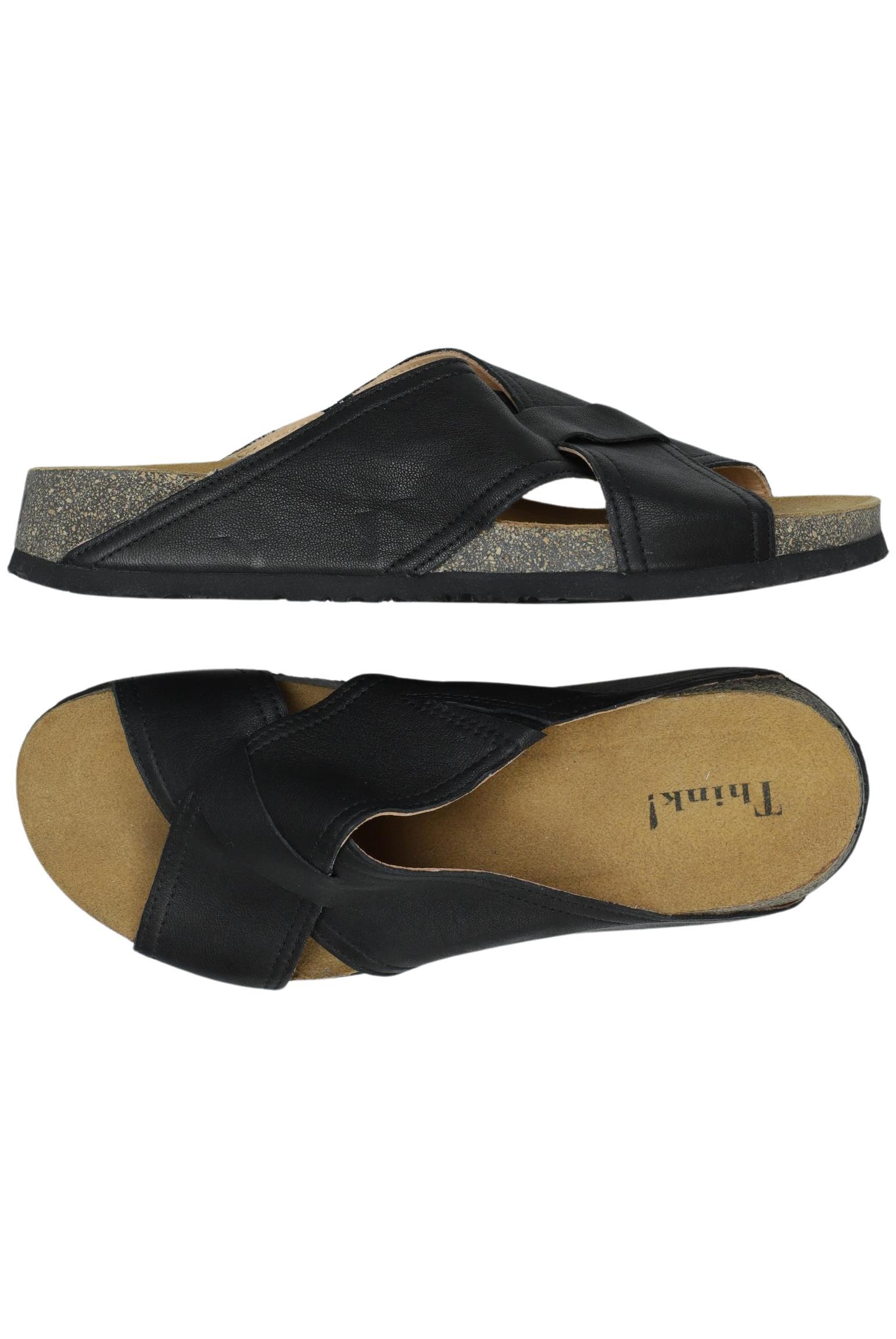 

Think! Damen Sandale, schwarz, Gr. 41