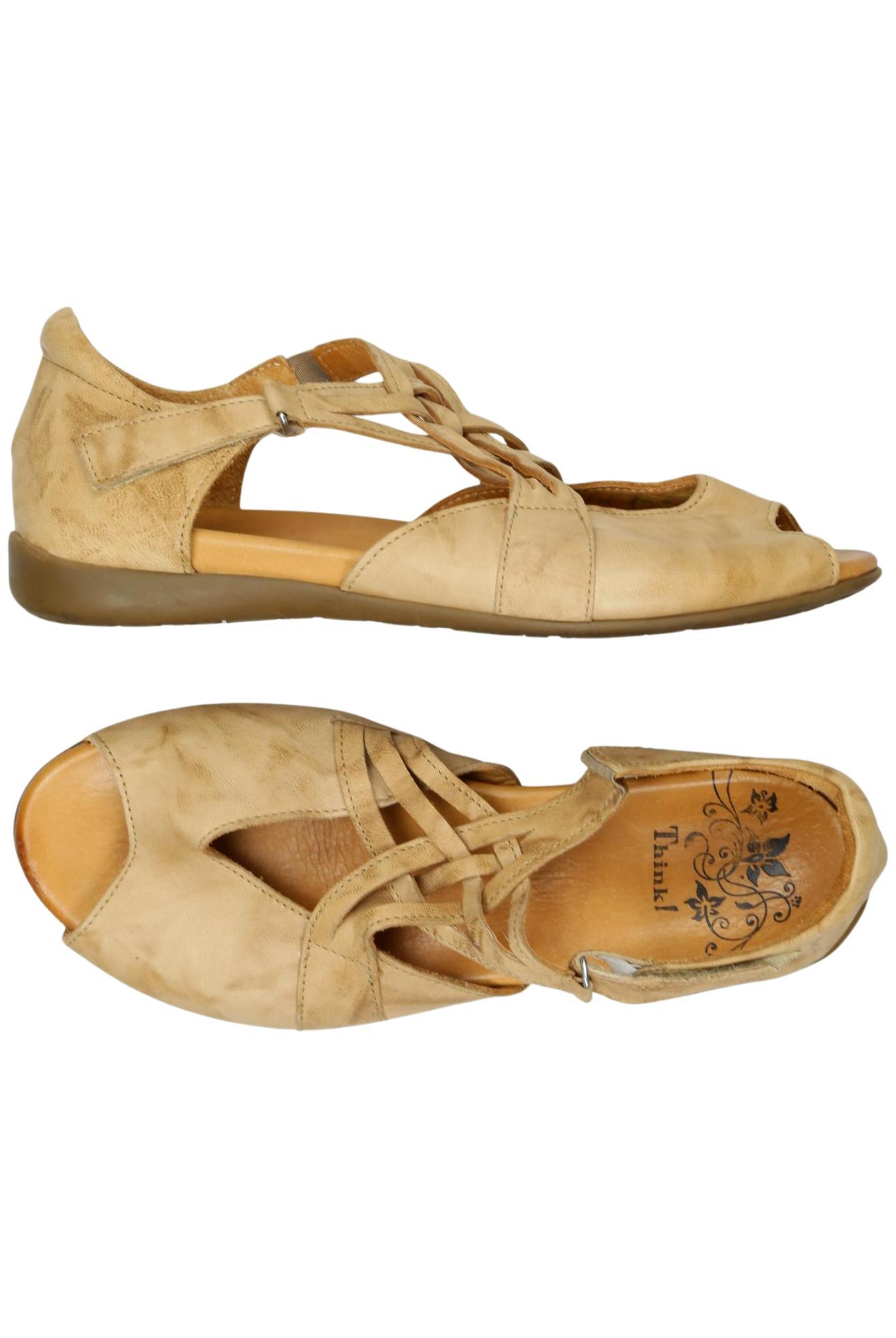 

Think! Damen Sandale, beige, Gr. 39