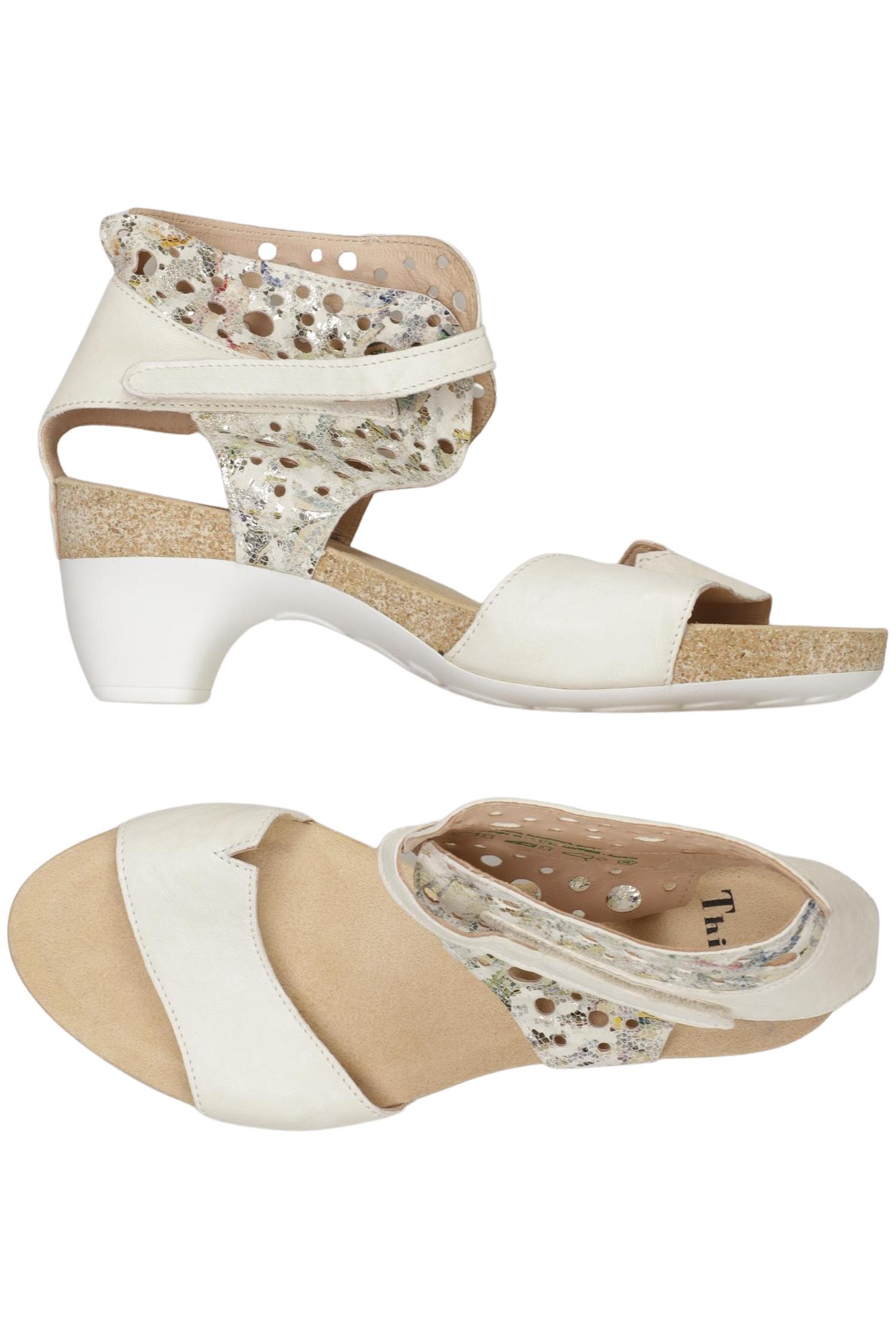 

Think! Damen Sandale, cremeweiß, Gr. 38