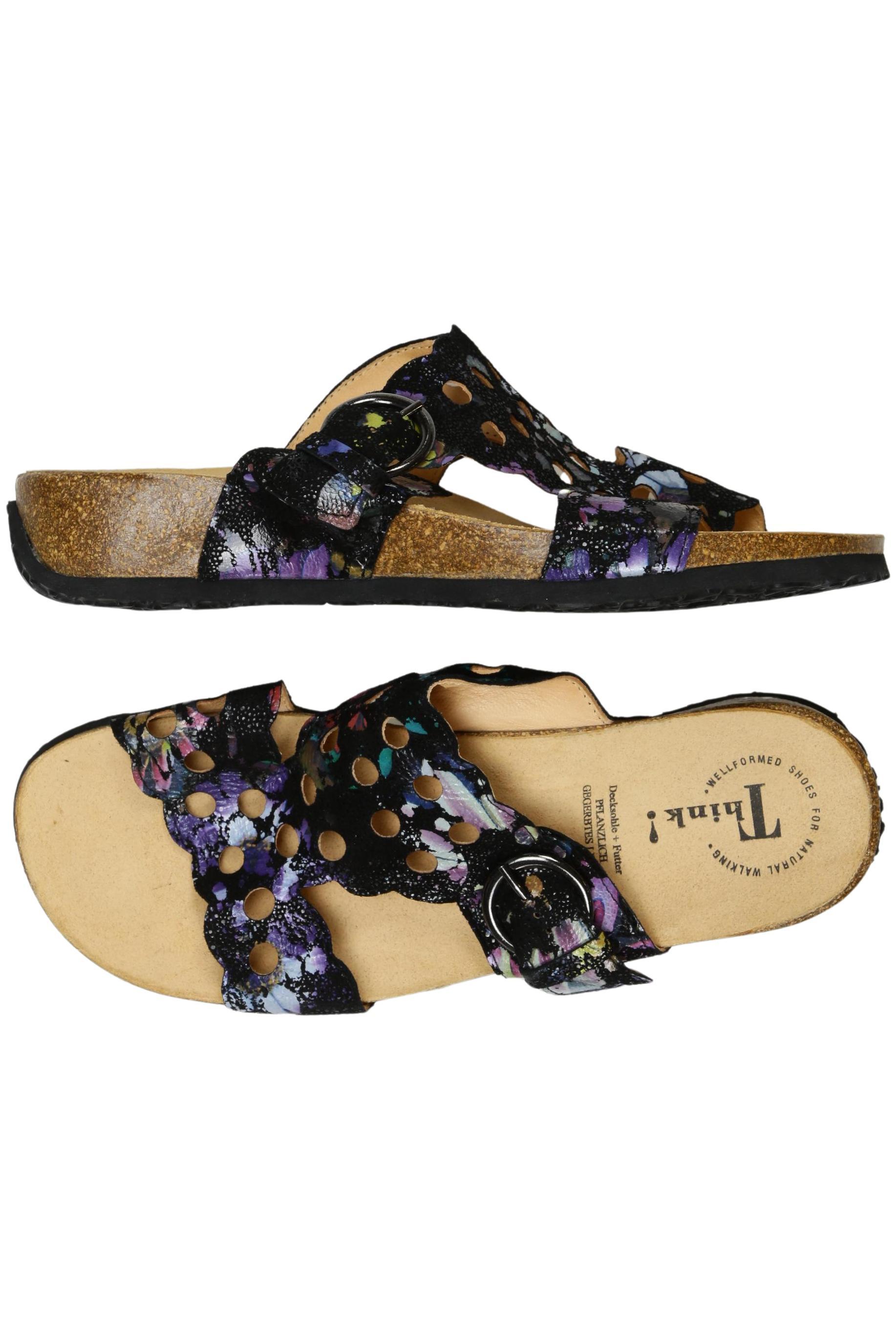 

Think! Damen Sandale, schwarz, Gr. 41