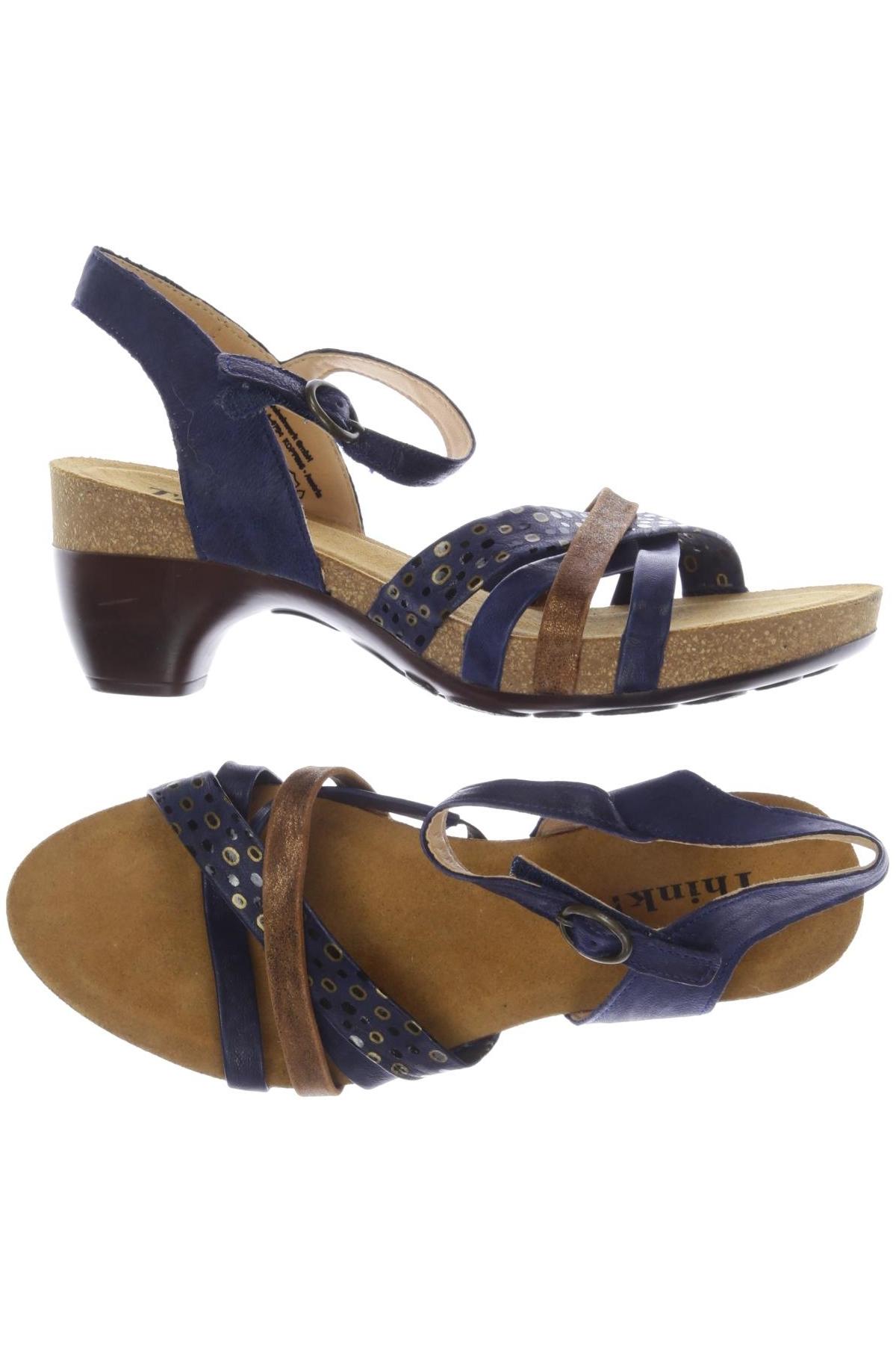 

Think! Damen Sandale, marineblau, Gr. 40