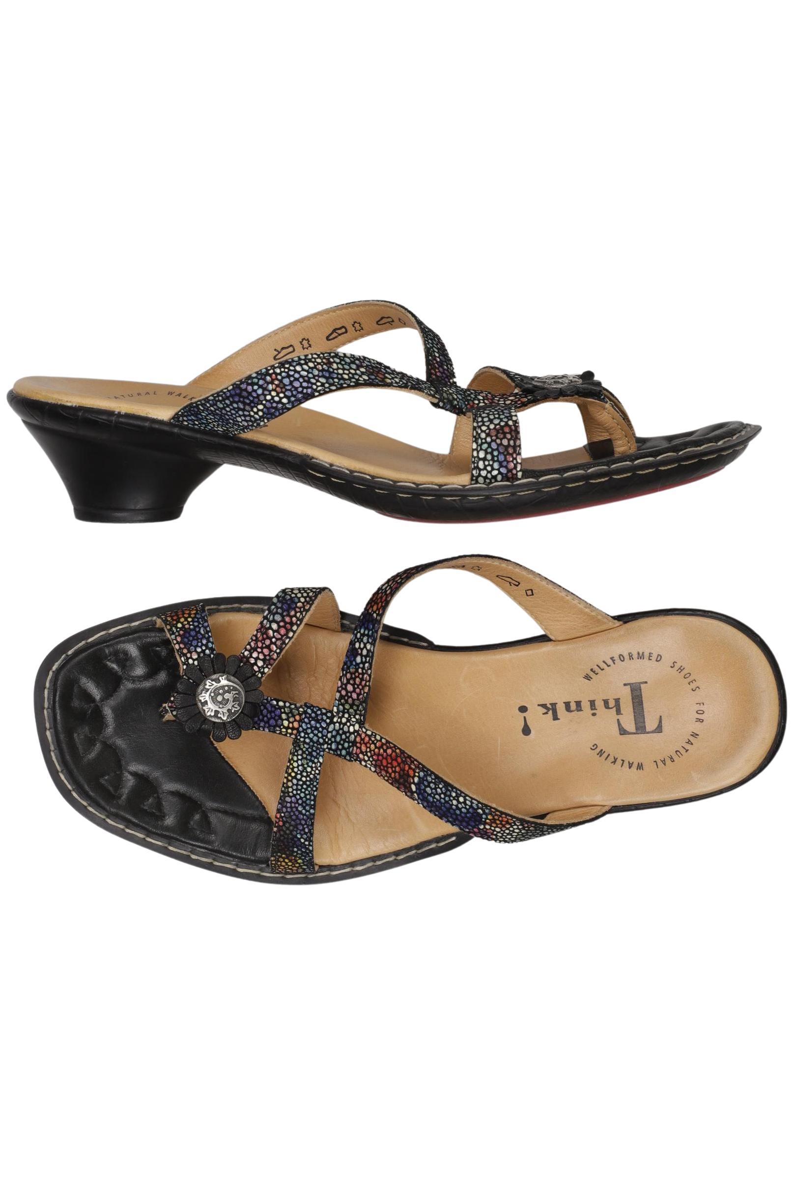 

Think! Damen Sandale, schwarz, Gr. 38