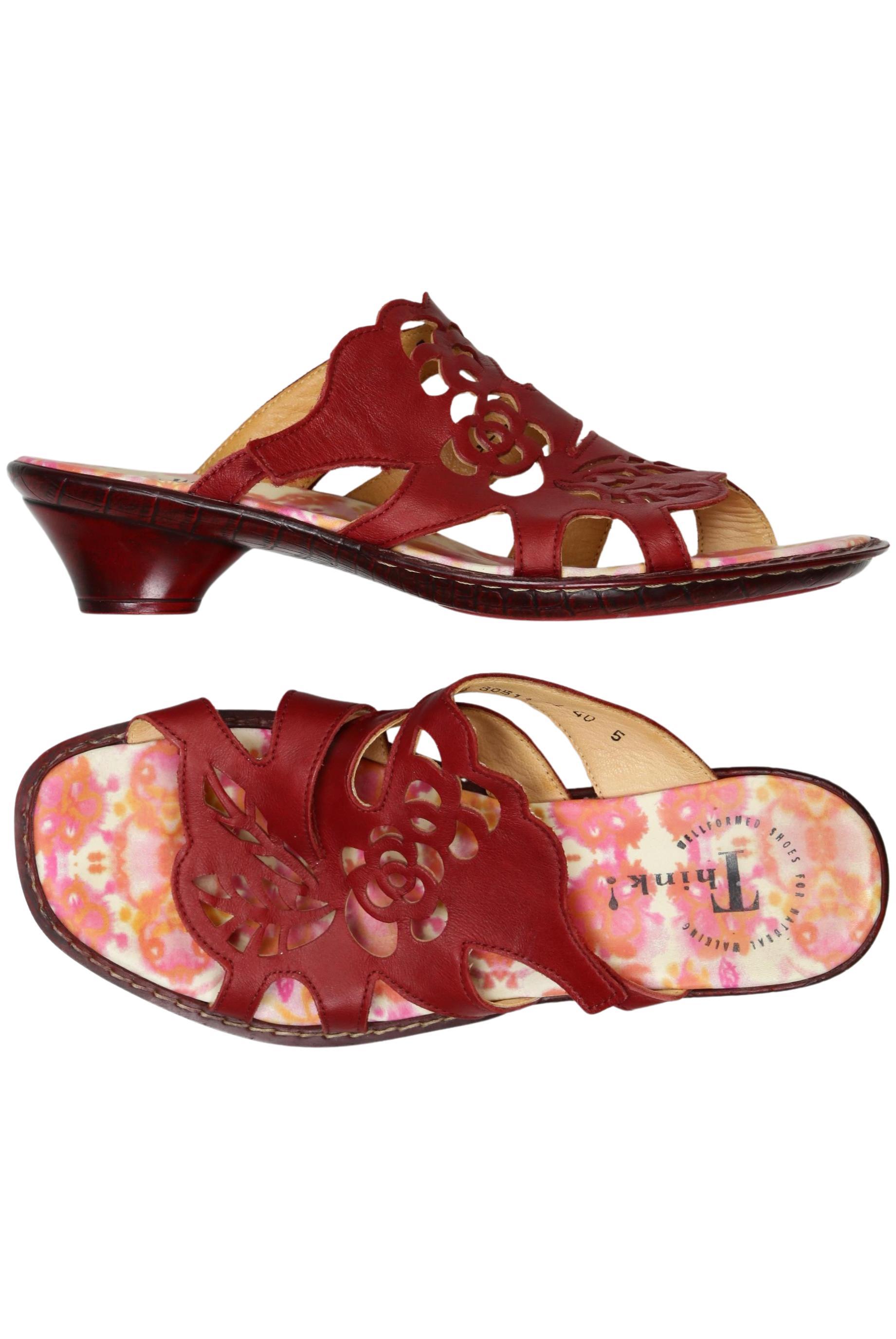 

Think! Damen Sandale, rot, Gr. 40