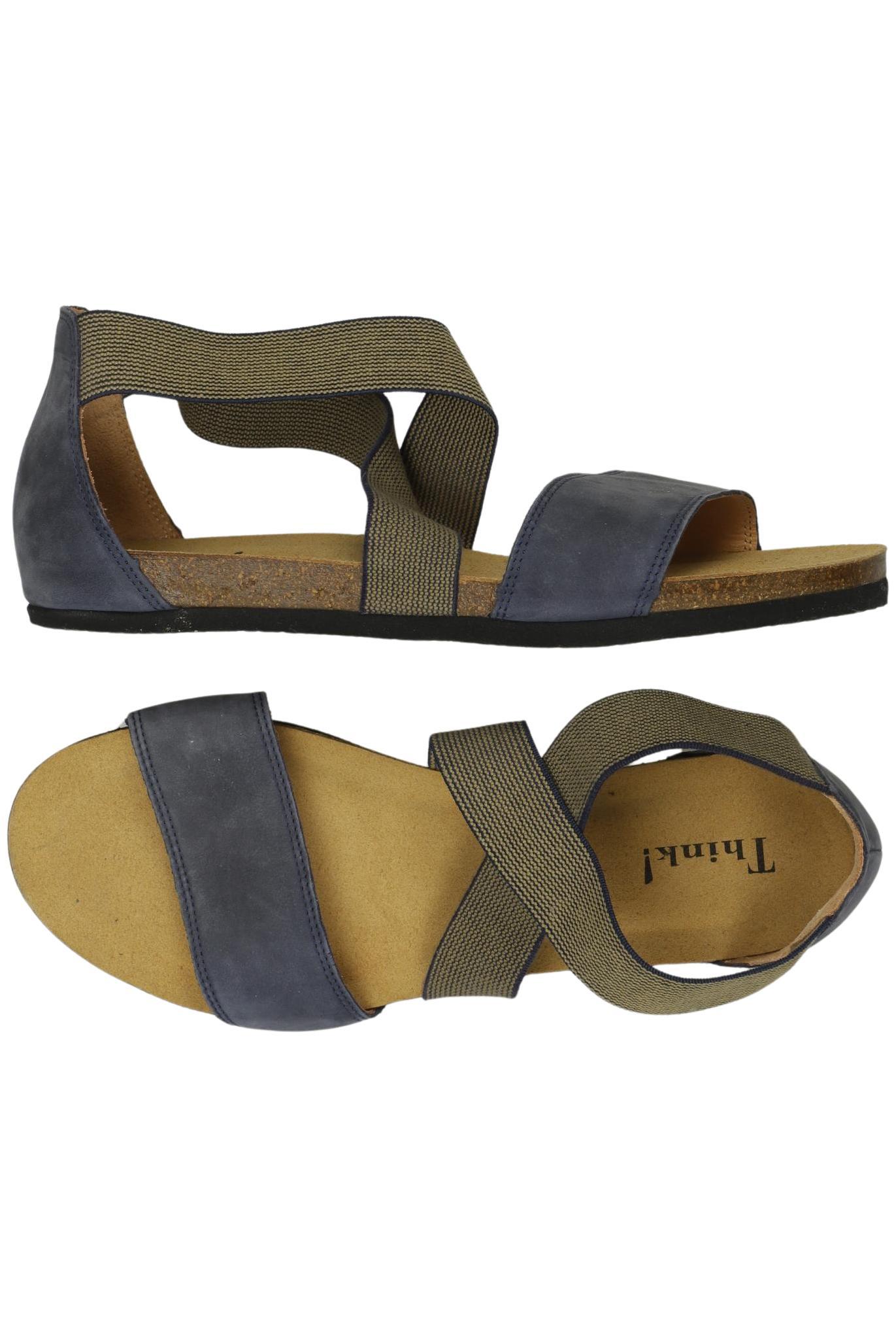 

Think! Damen Sandale, marineblau, Gr. 42