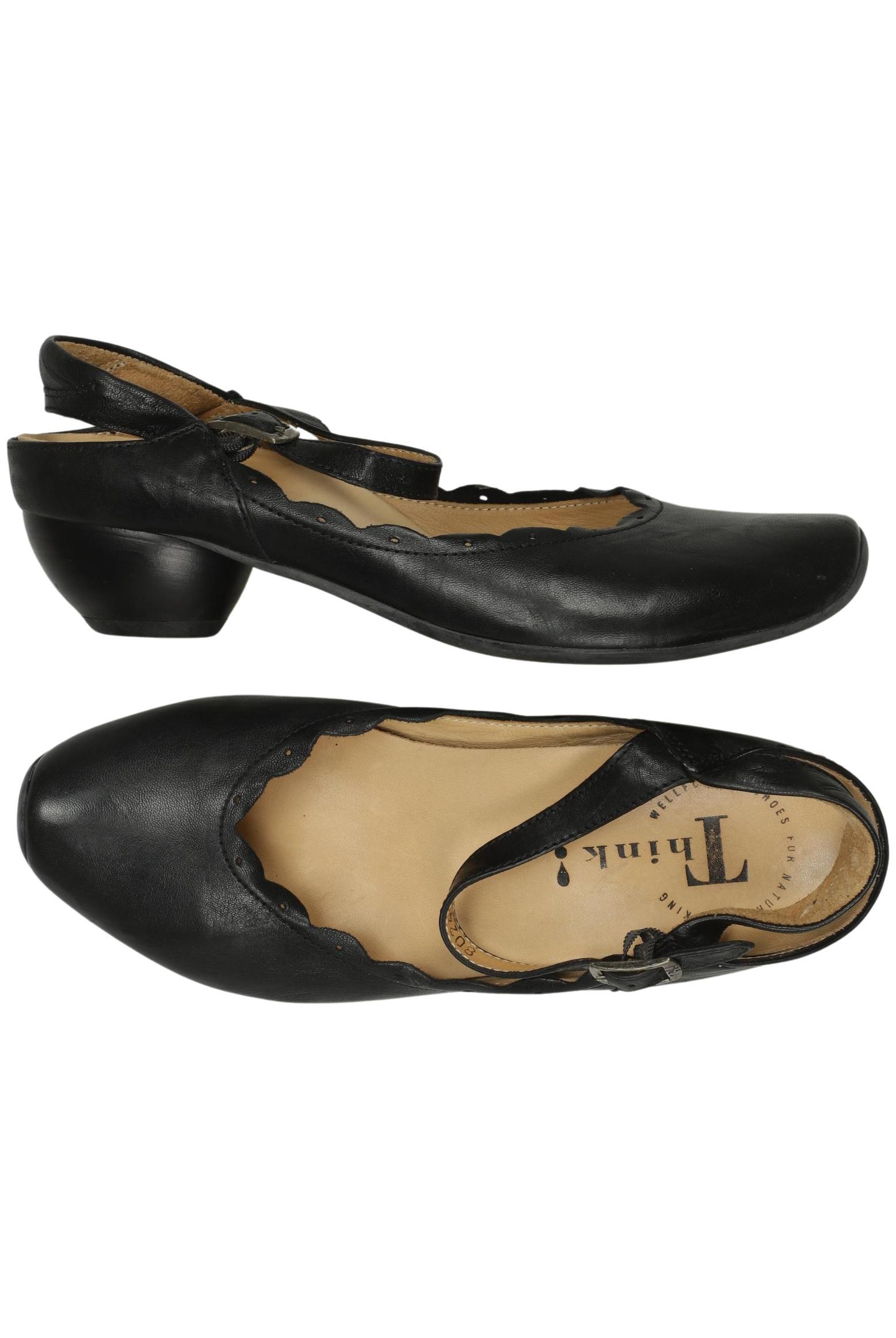 

Think! Damen Sandale, schwarz, Gr. 37