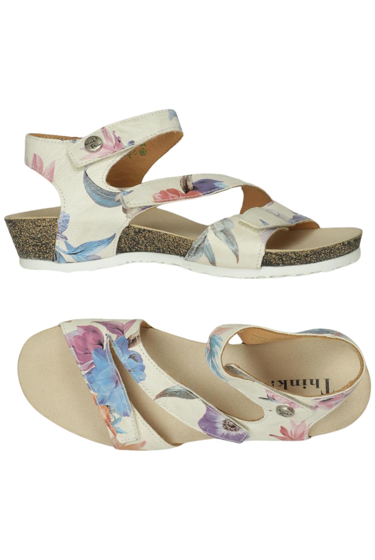 

Think! Damen Sandale, cremeweiß, Gr. 36