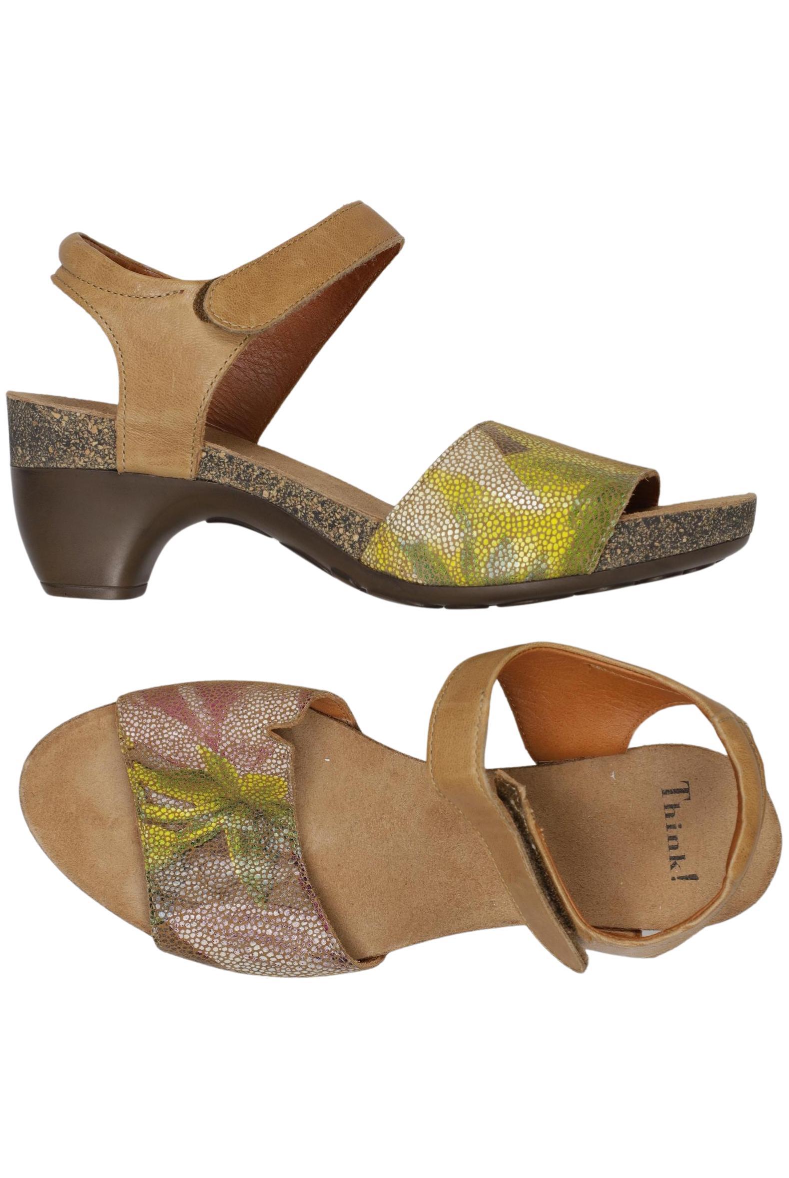 

Think! Damen Sandale, beige, Gr. 39