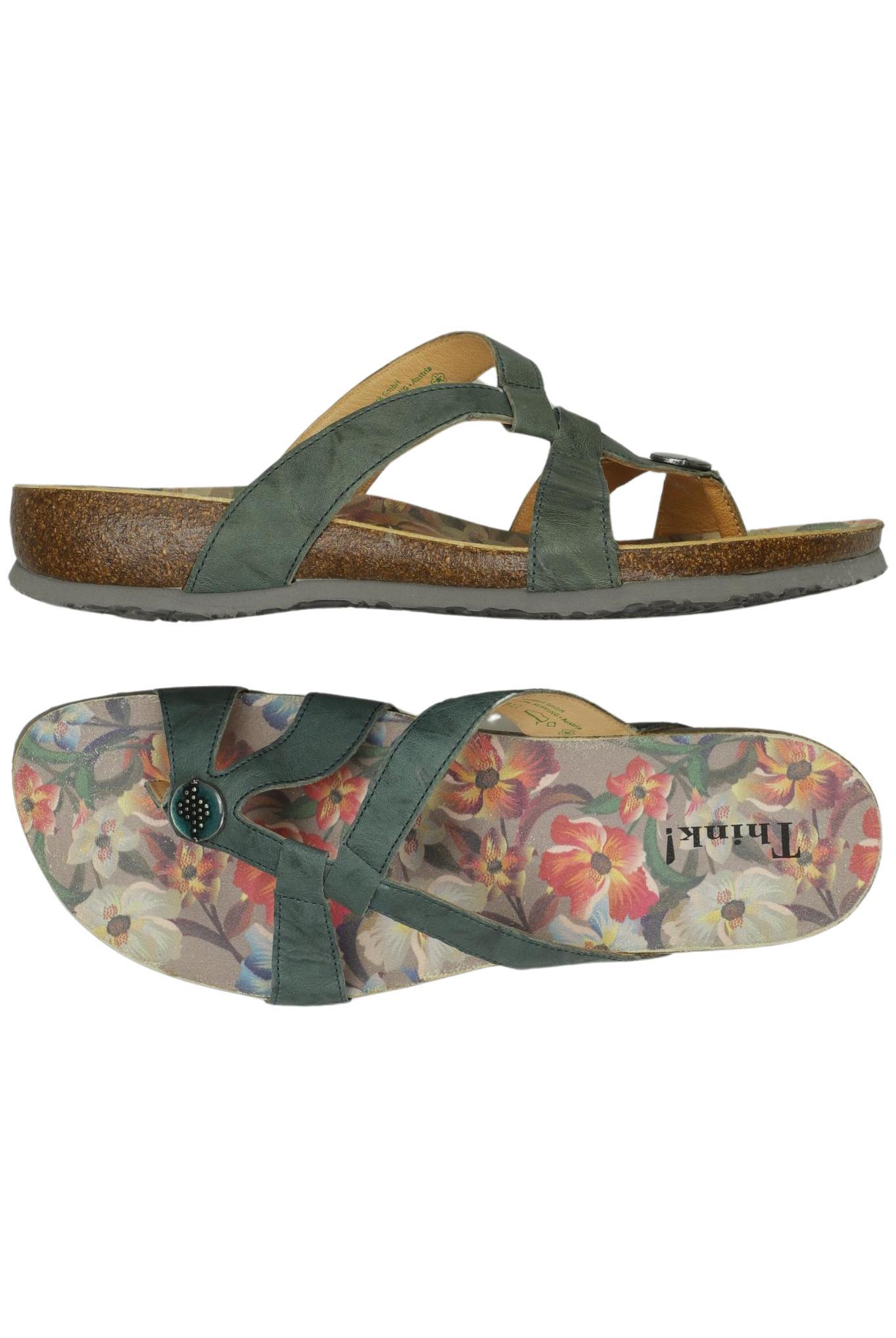 

Think! Damen Sandale, grün, Gr. 42