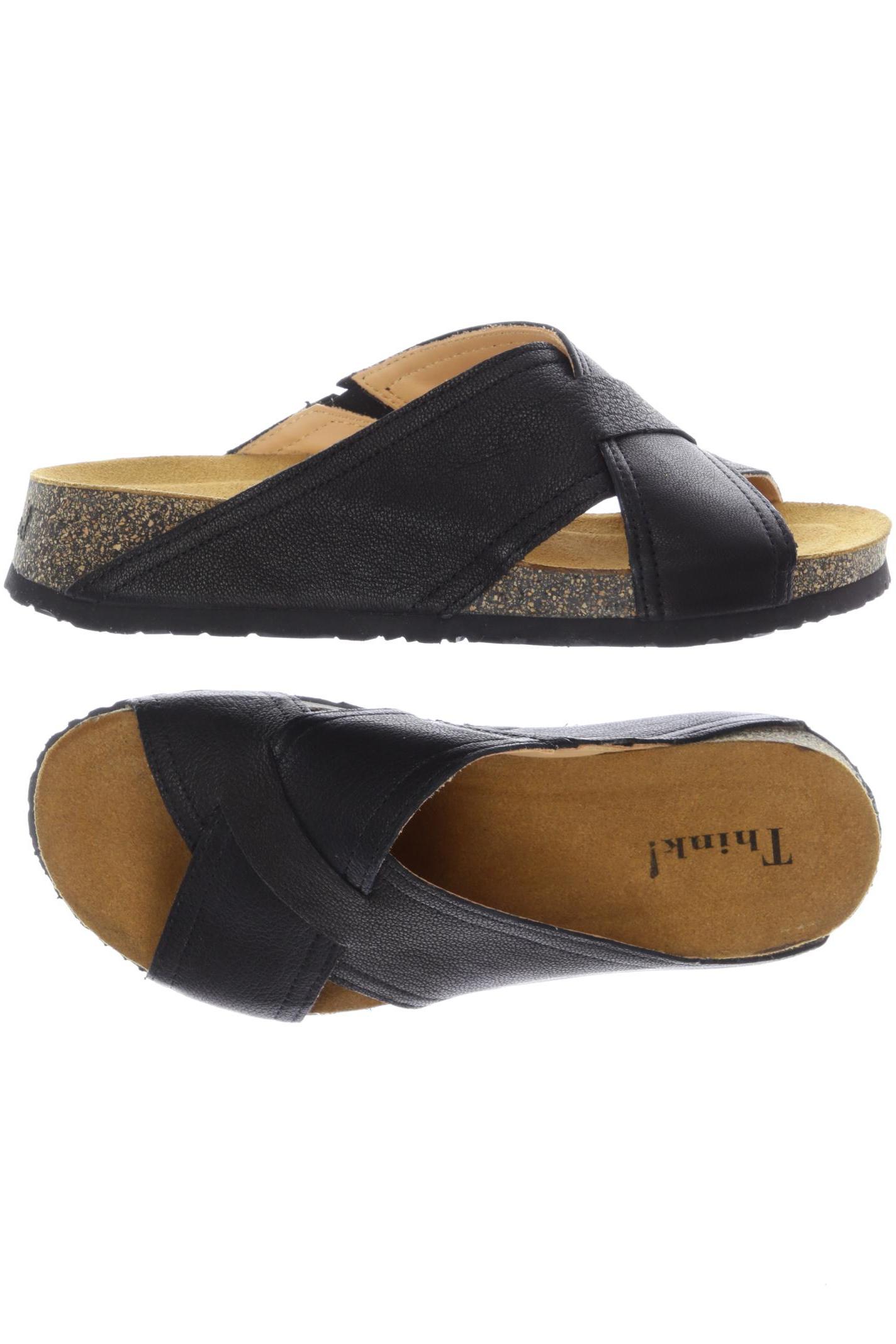 

Think! Damen Sandale, schwarz, Gr. 38