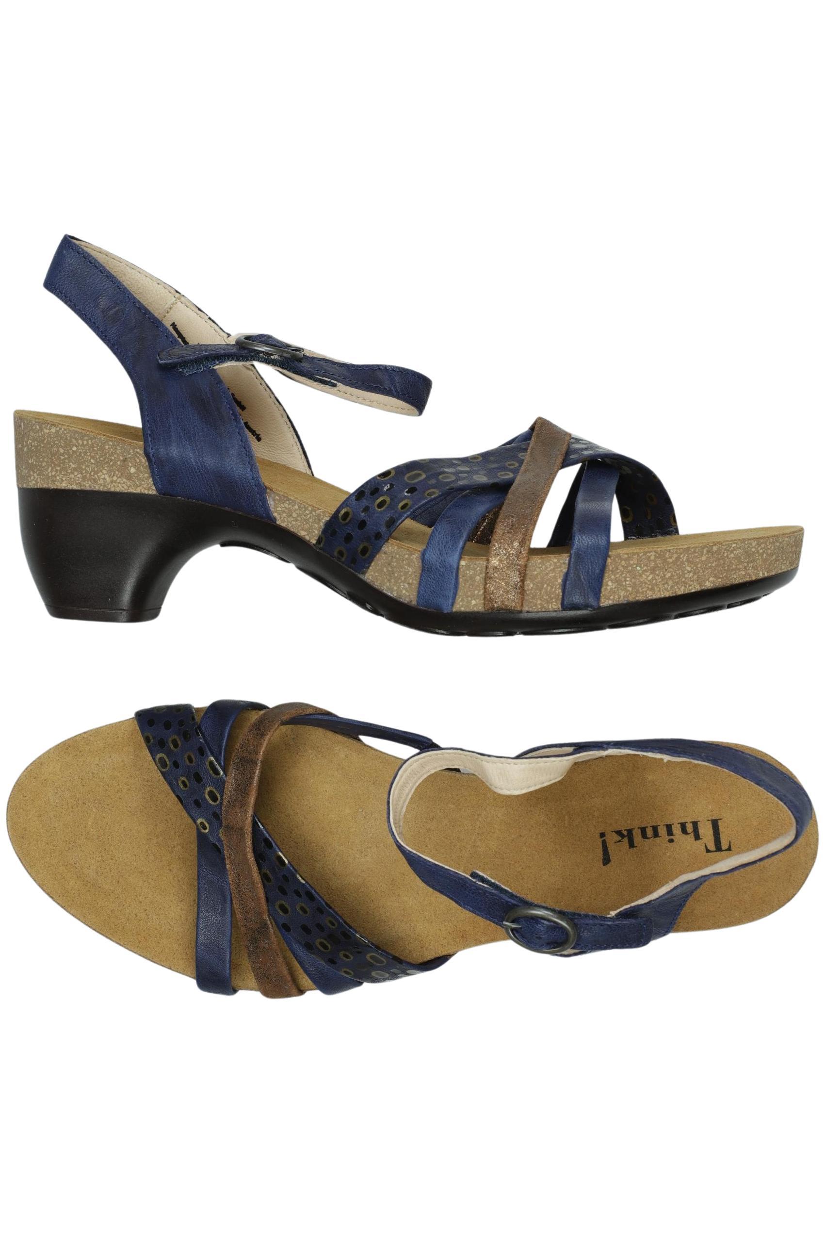 

Think! Damen Sandale, marineblau, Gr. 43