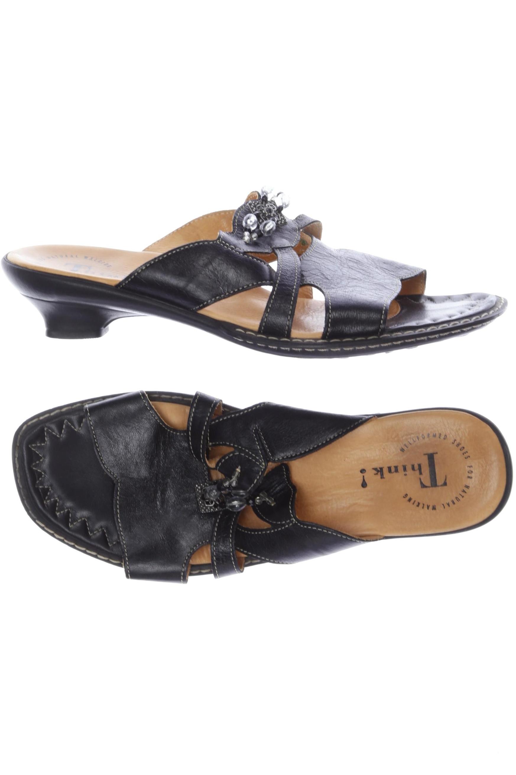 

Think! Damen Sandale, schwarz, Gr. 40