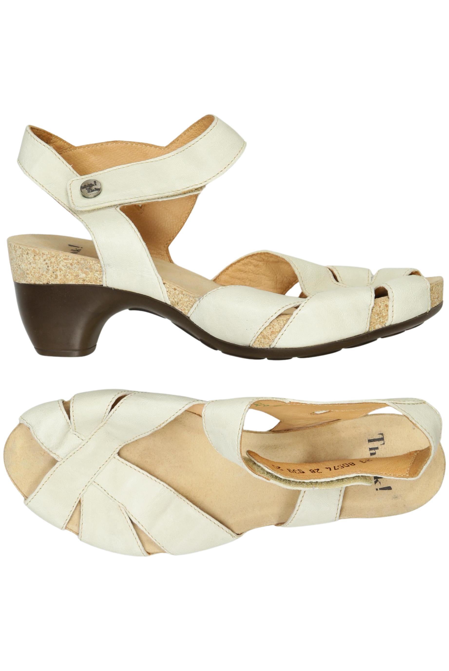 

Think! Damen Sandale, cremeweiß, Gr. 39