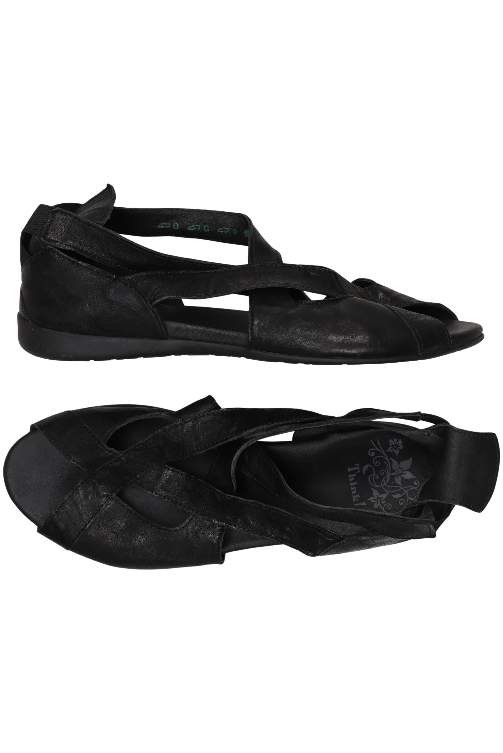 

Think! Damen Sandale, schwarz, Gr. 43