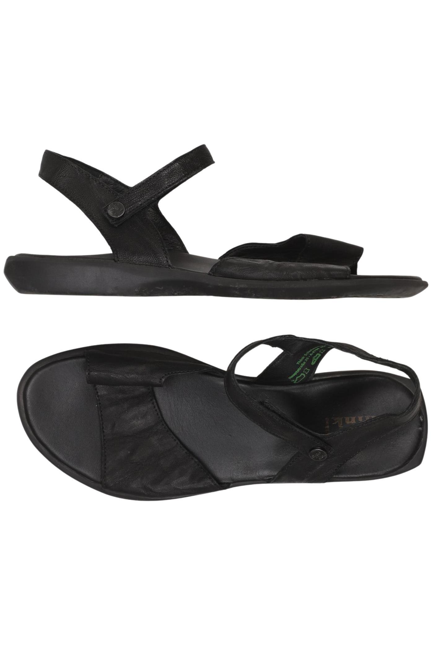 

Think! Damen Sandale, schwarz, Gr. 40