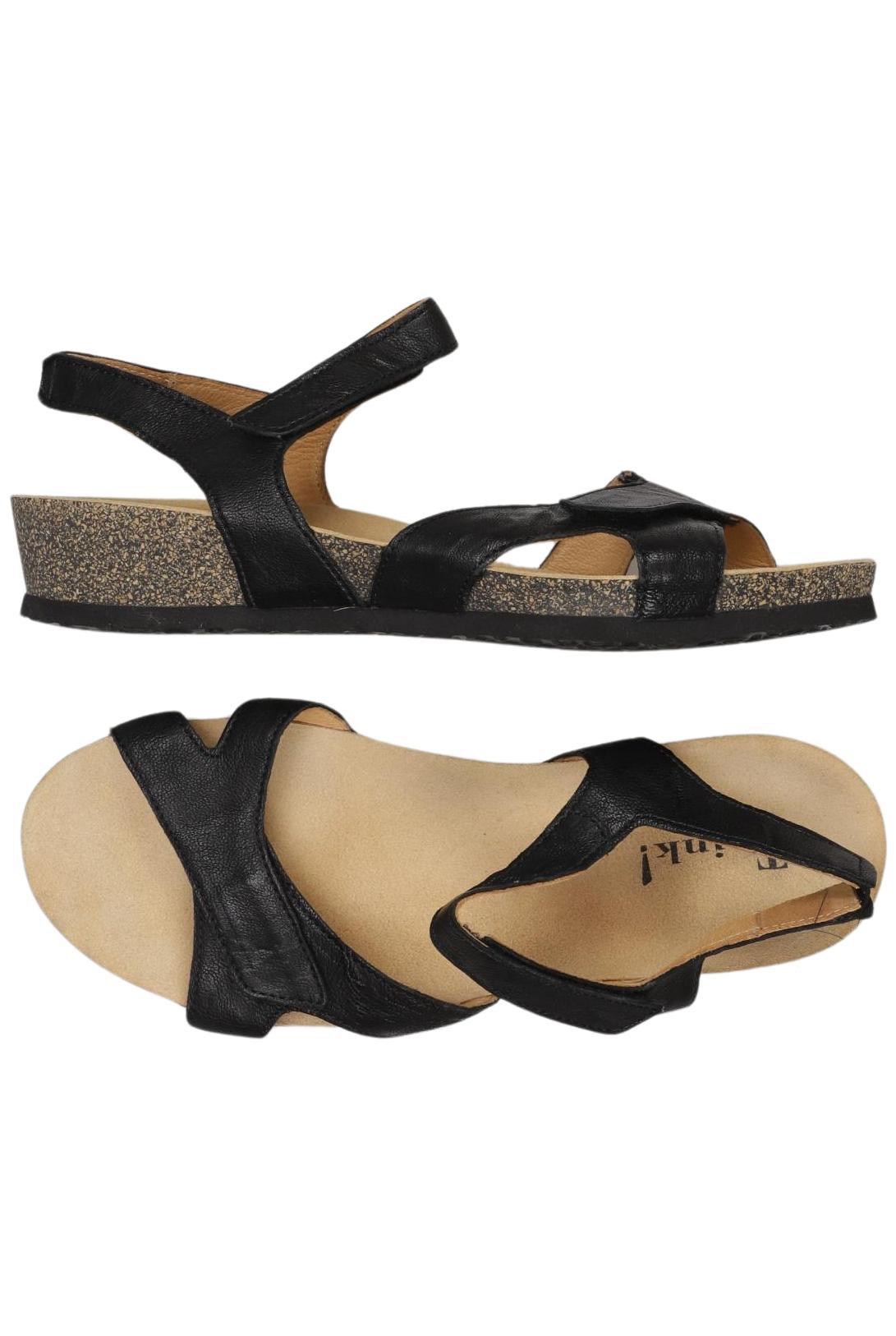 

Think! Damen Sandale, schwarz, Gr. 38