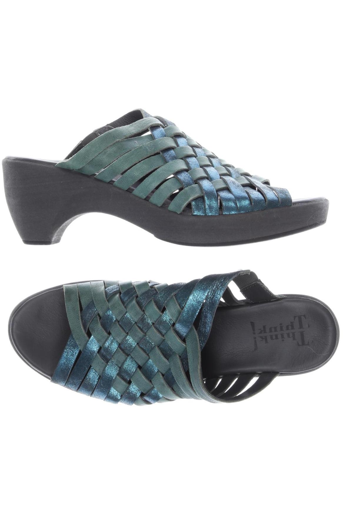 

Think! Damen Sandale, türkis, Gr. 39