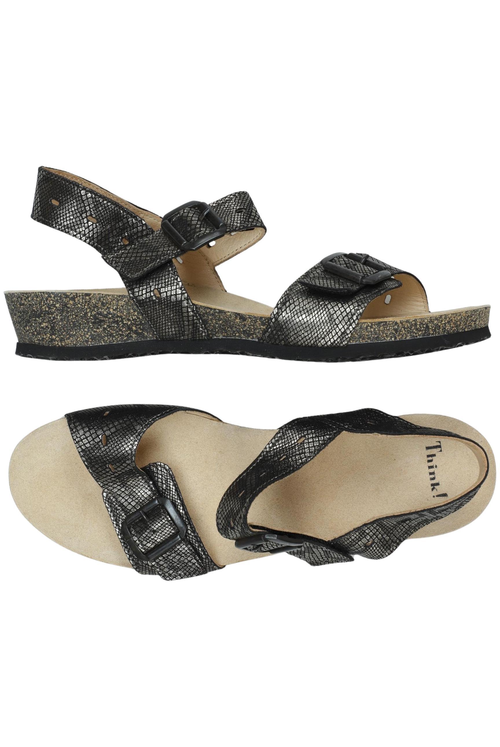 

Think! Damen Sandale, silber, Gr. 42