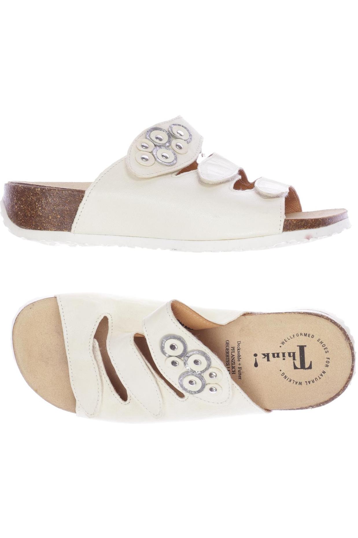 

Think! Damen Sandale, cremeweiß, Gr. 37