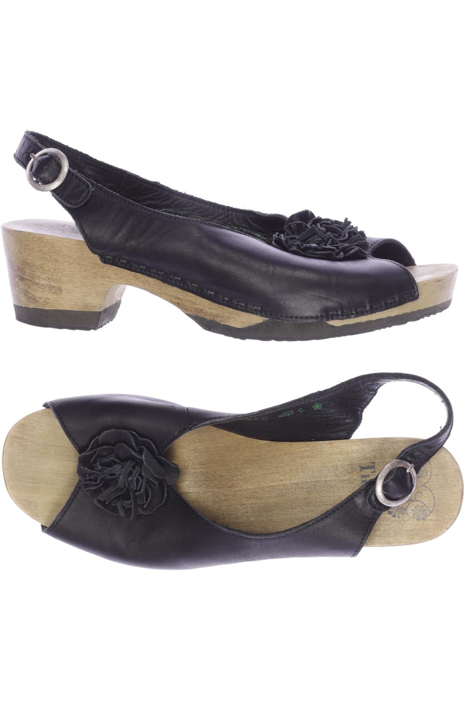 

Think! Damen Sandale, schwarz, Gr. 40