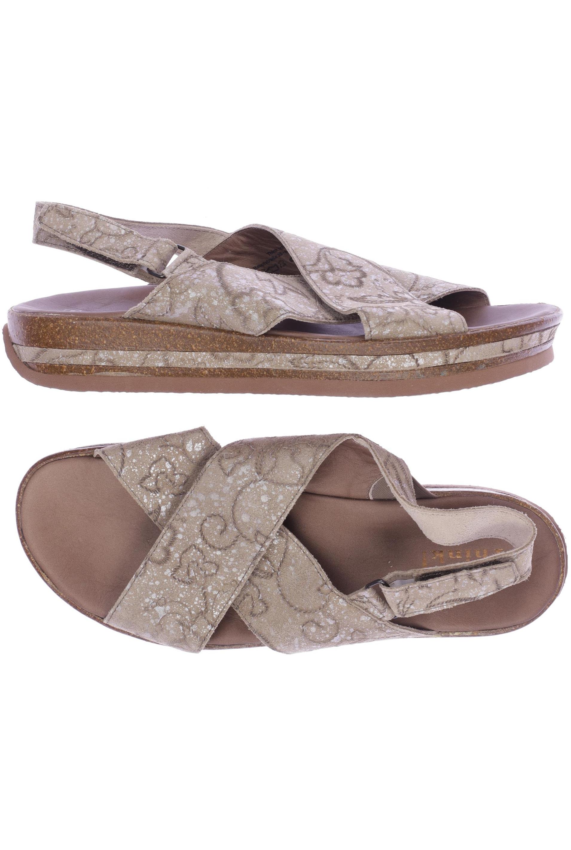 

Think! Damen Sandale, beige, Gr. 6