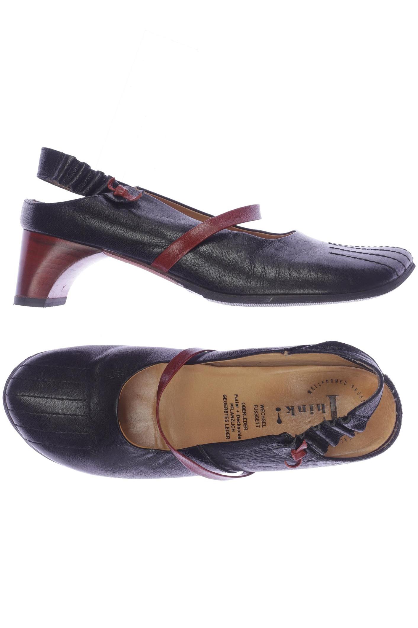 

Think! Damen Sandale, schwarz, Gr. 40