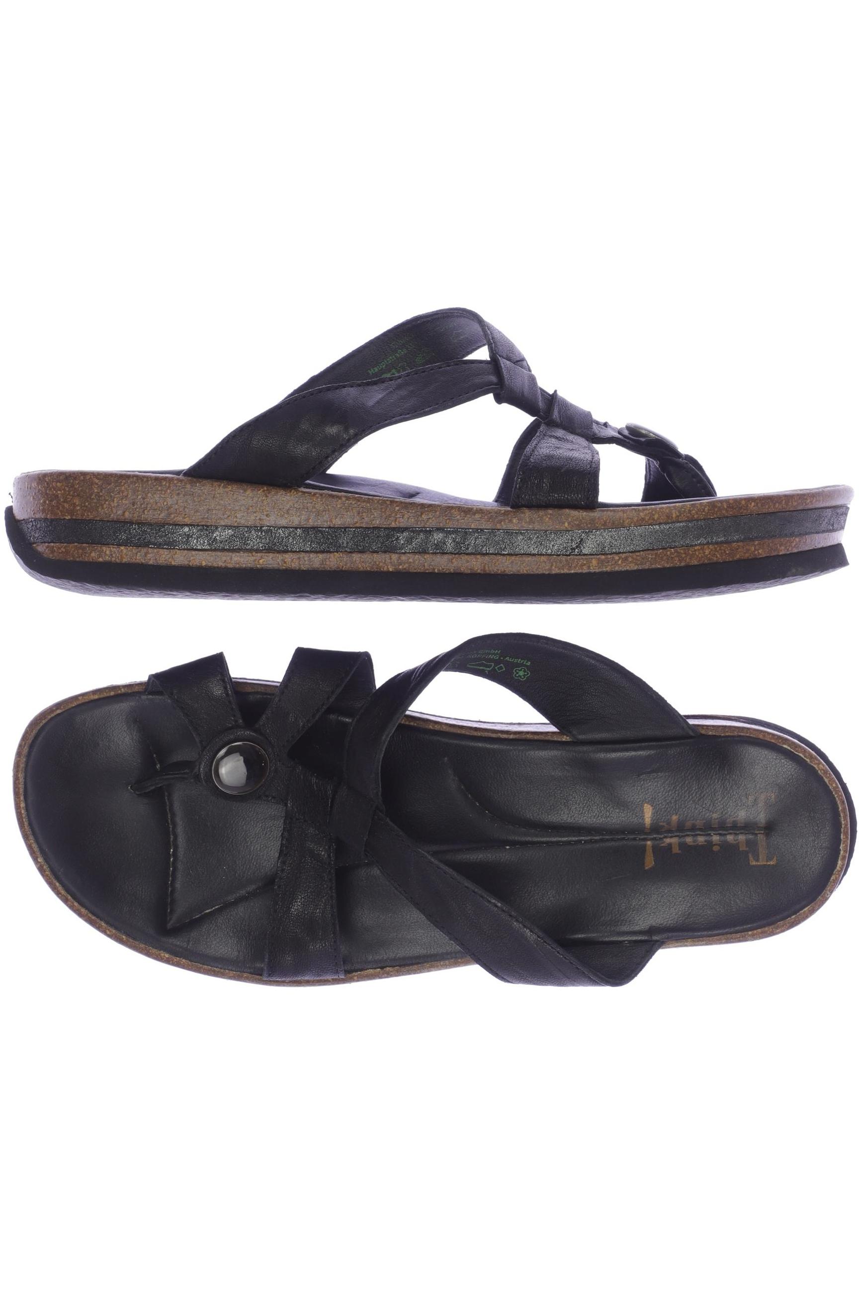 

Think! Damen Sandale, schwarz, Gr. 40