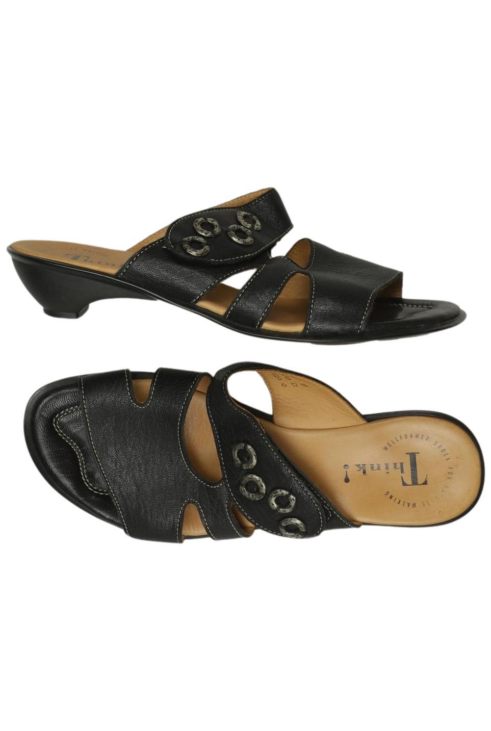 

Think! Damen Sandale, schwarz, Gr. 40