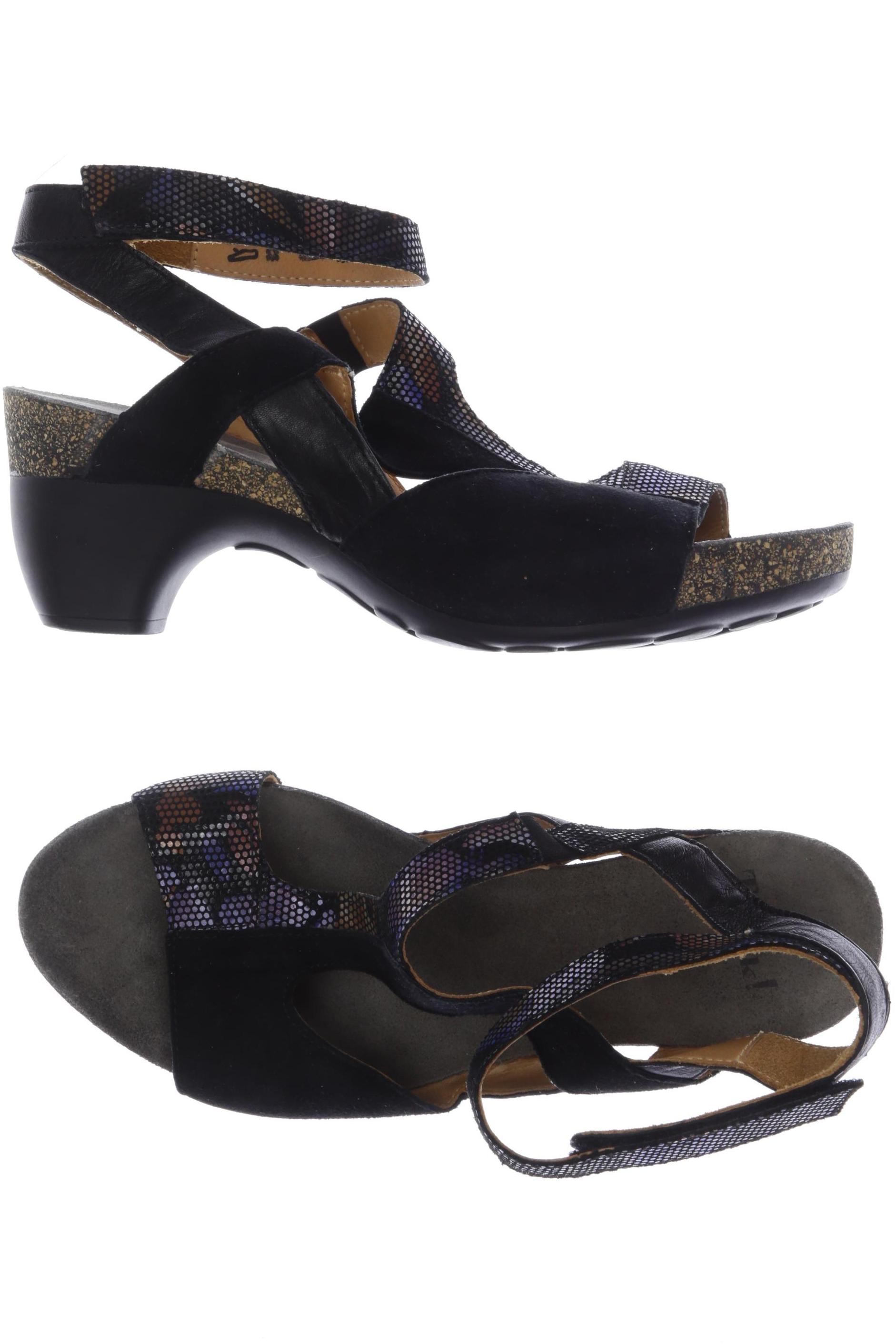 

Think! Damen Sandale, schwarz, Gr. 37